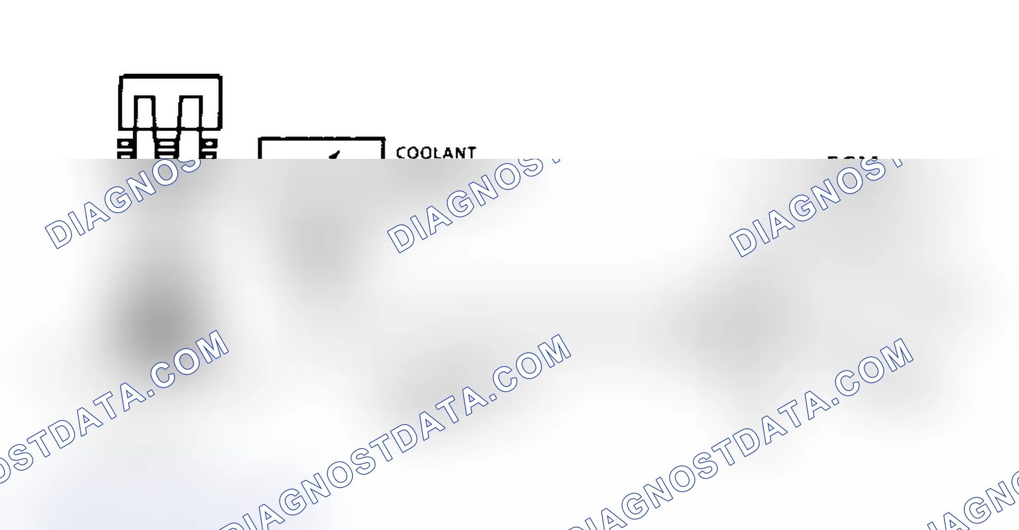 Scheme 35: Code 14 Schematic (5.7L) Coolant Sensor Signal Voltage Low