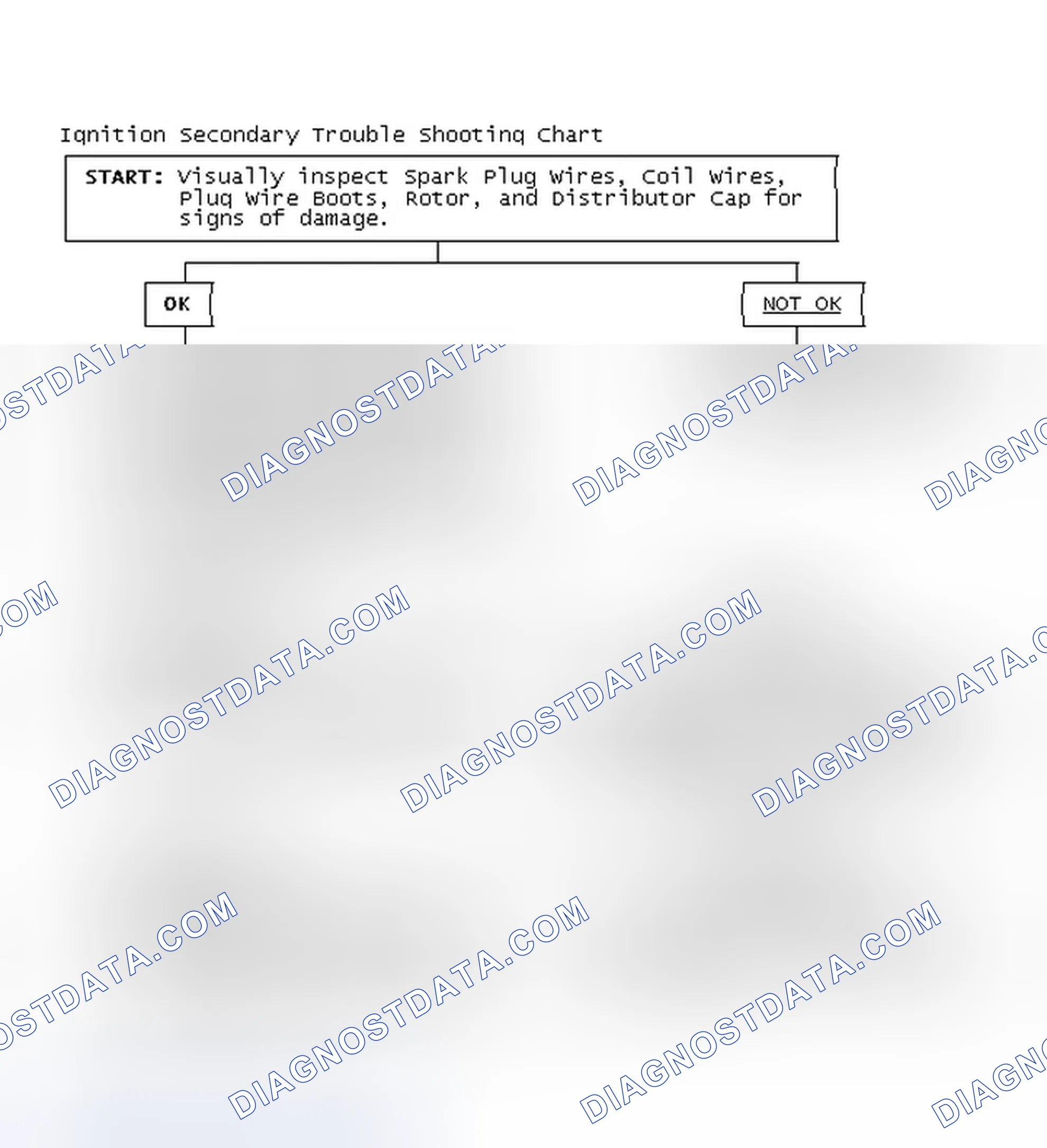 Scheme 1: Ignition Secondary Trouble Shooting Chart