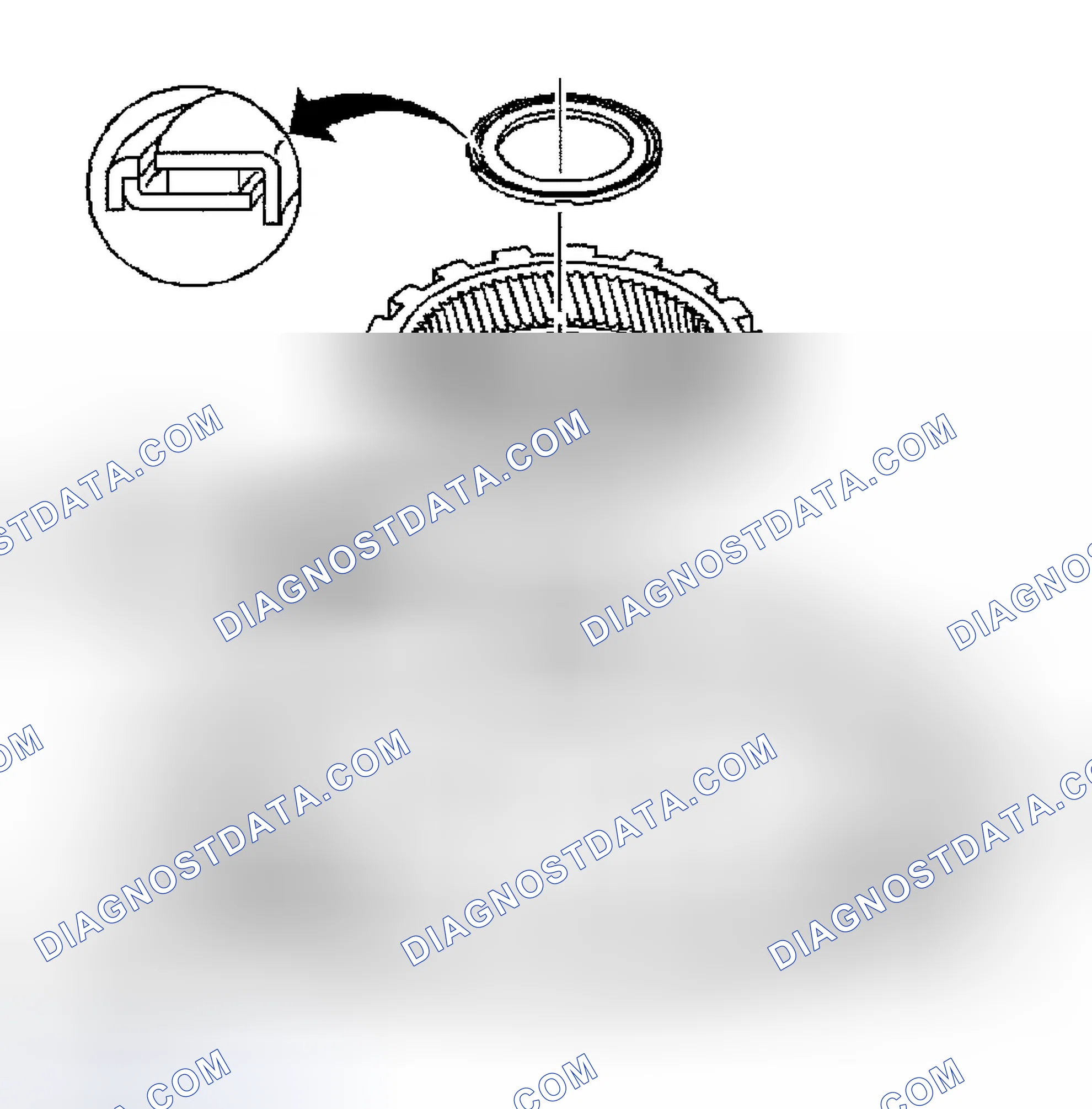 Scheme 218: Removing/Installing Internal Reaction Gear & Thrust Bearing