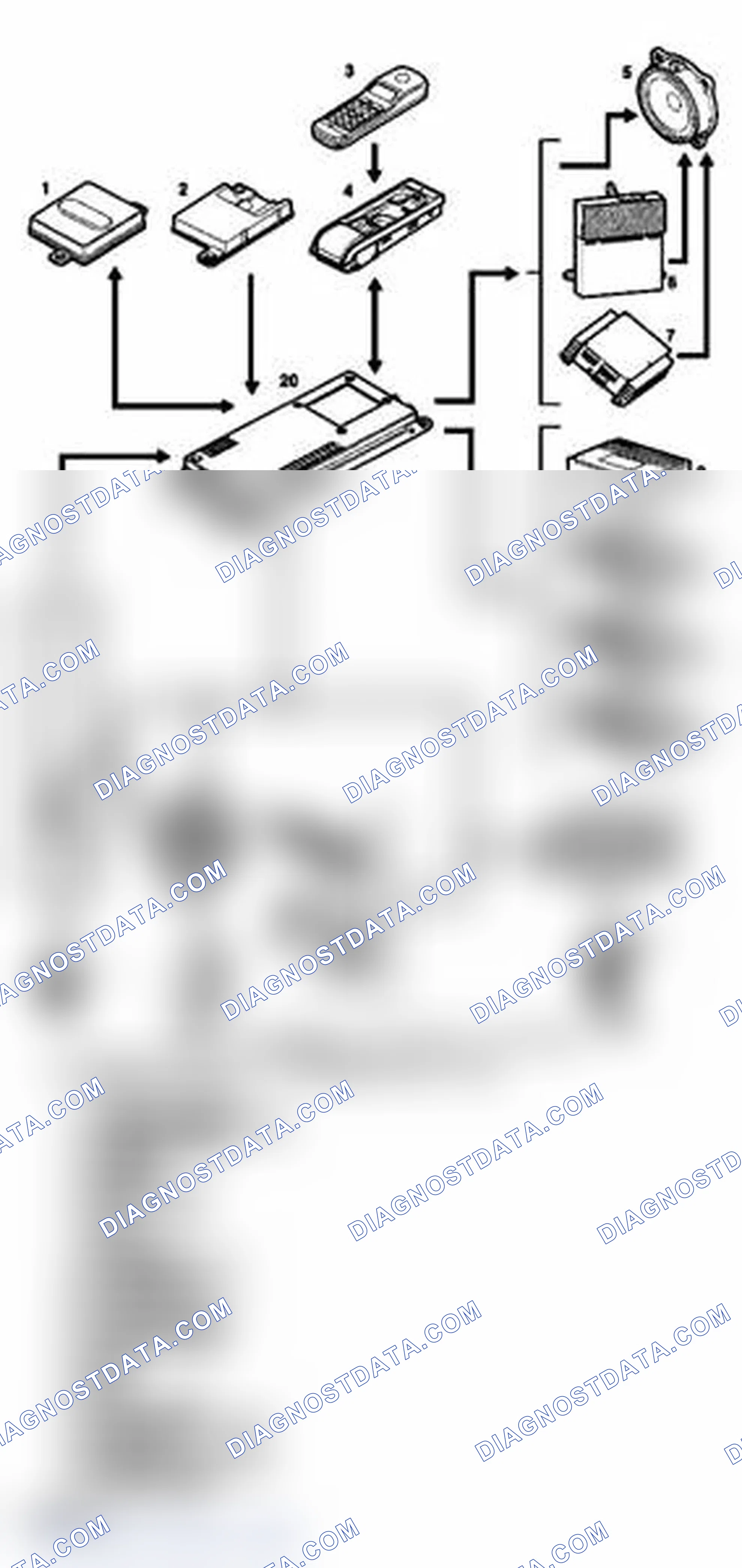 Scheme 2: Telephone System Control Diagram - Up To 2005MY