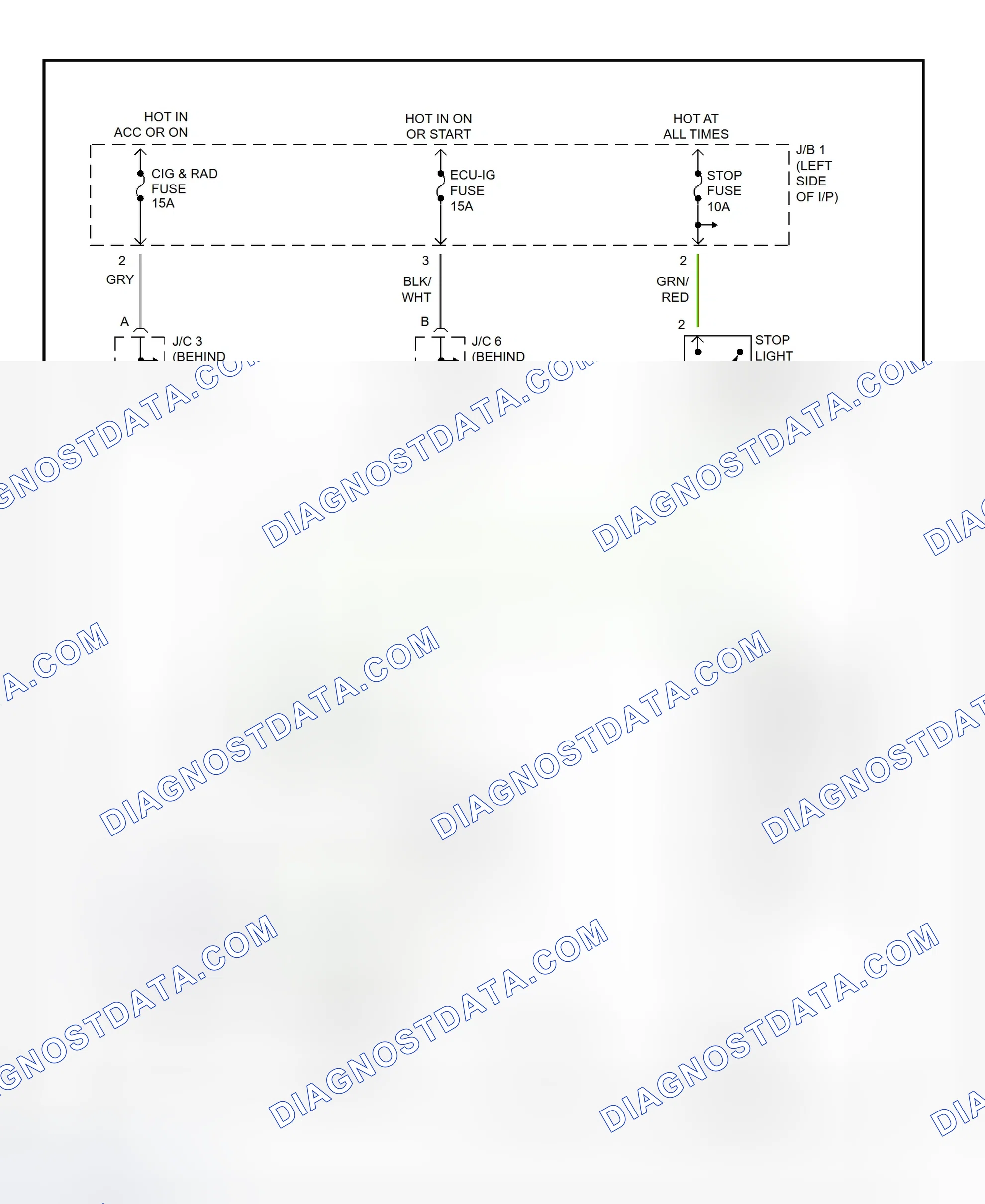Scheme 14: Shift Interlock System Wiring Diagram (1995-96 Land Cruiser)
