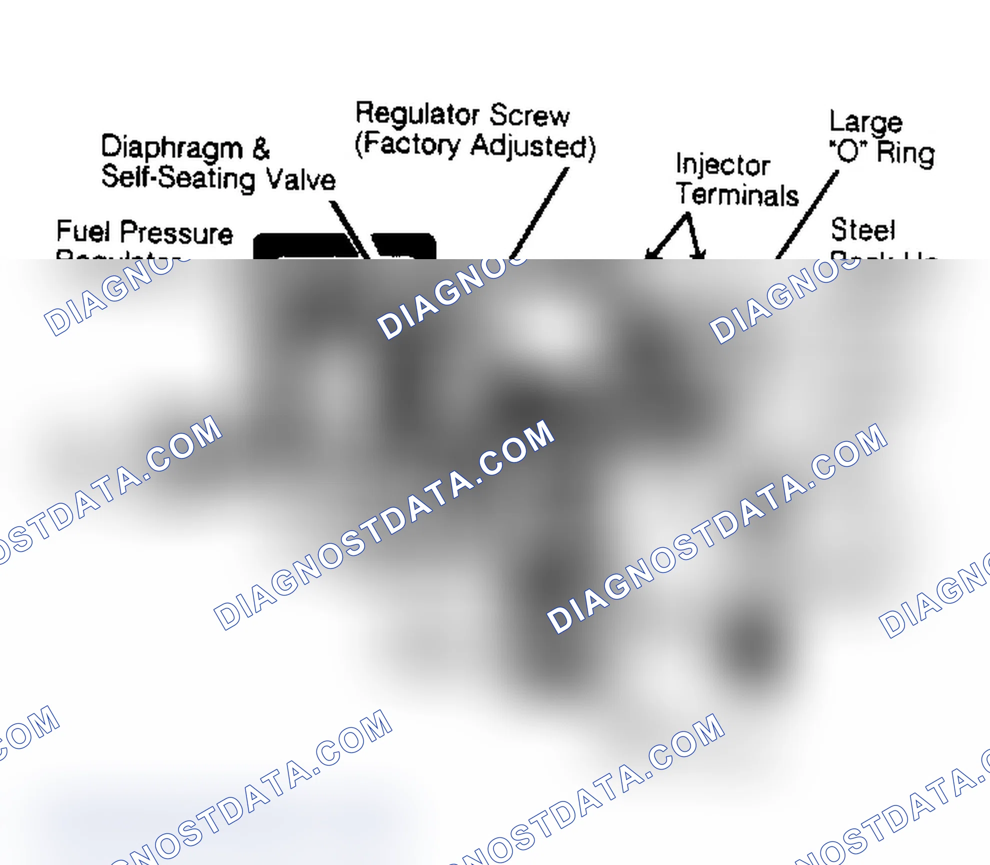 Scheme 2: Sectional View of Throttle Body Assembly This view applies to both the Model 300 and Model 500 throttle body assemblies.