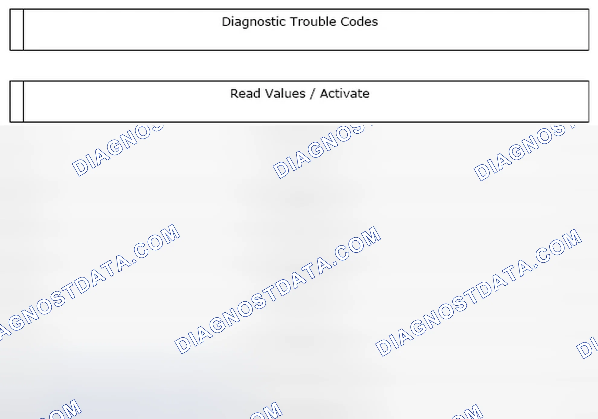 Scheme 276: Tech 2 menu structure, DICE