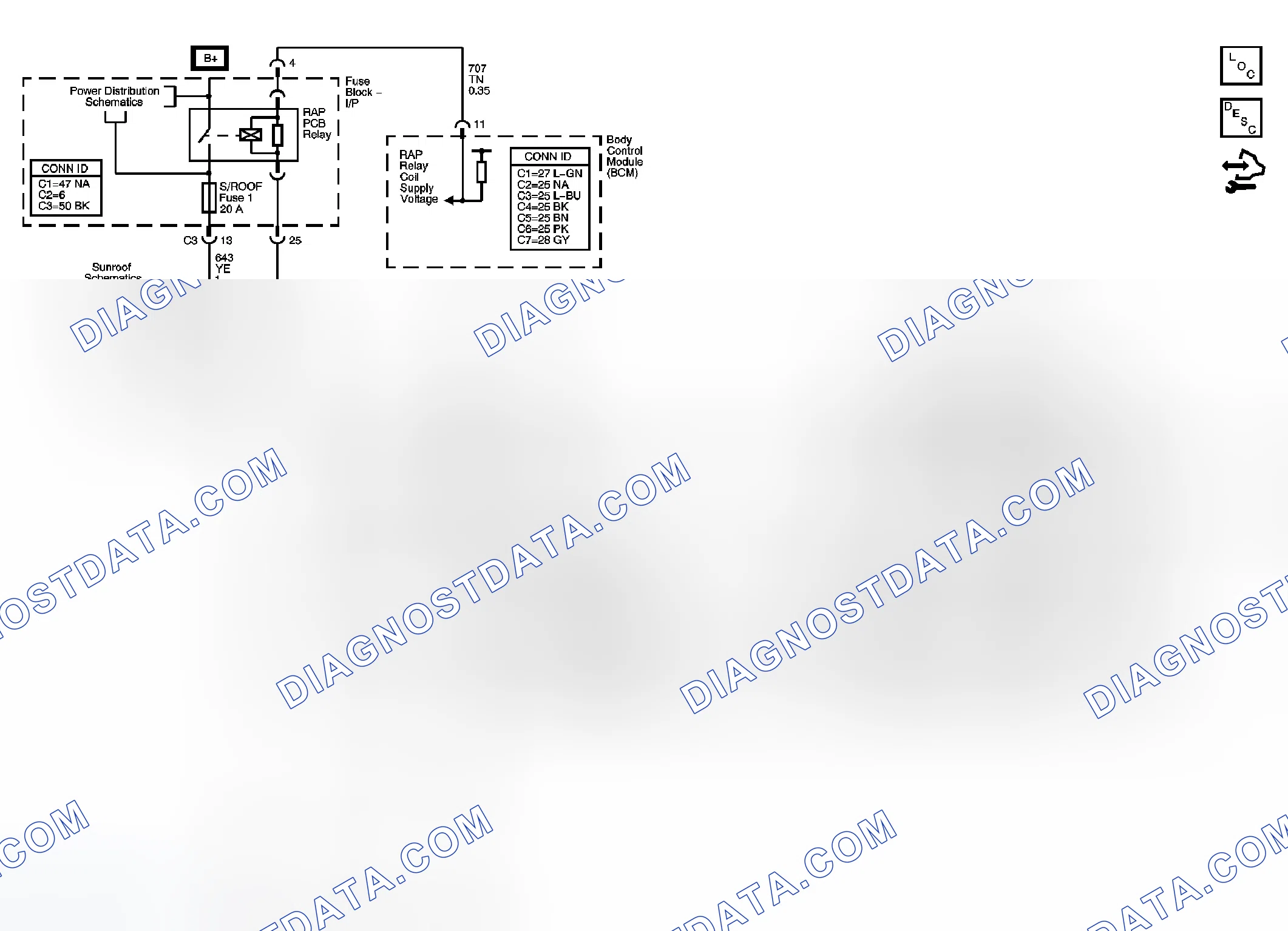 Scheme 1: Inside Rearview Mirror Schematics