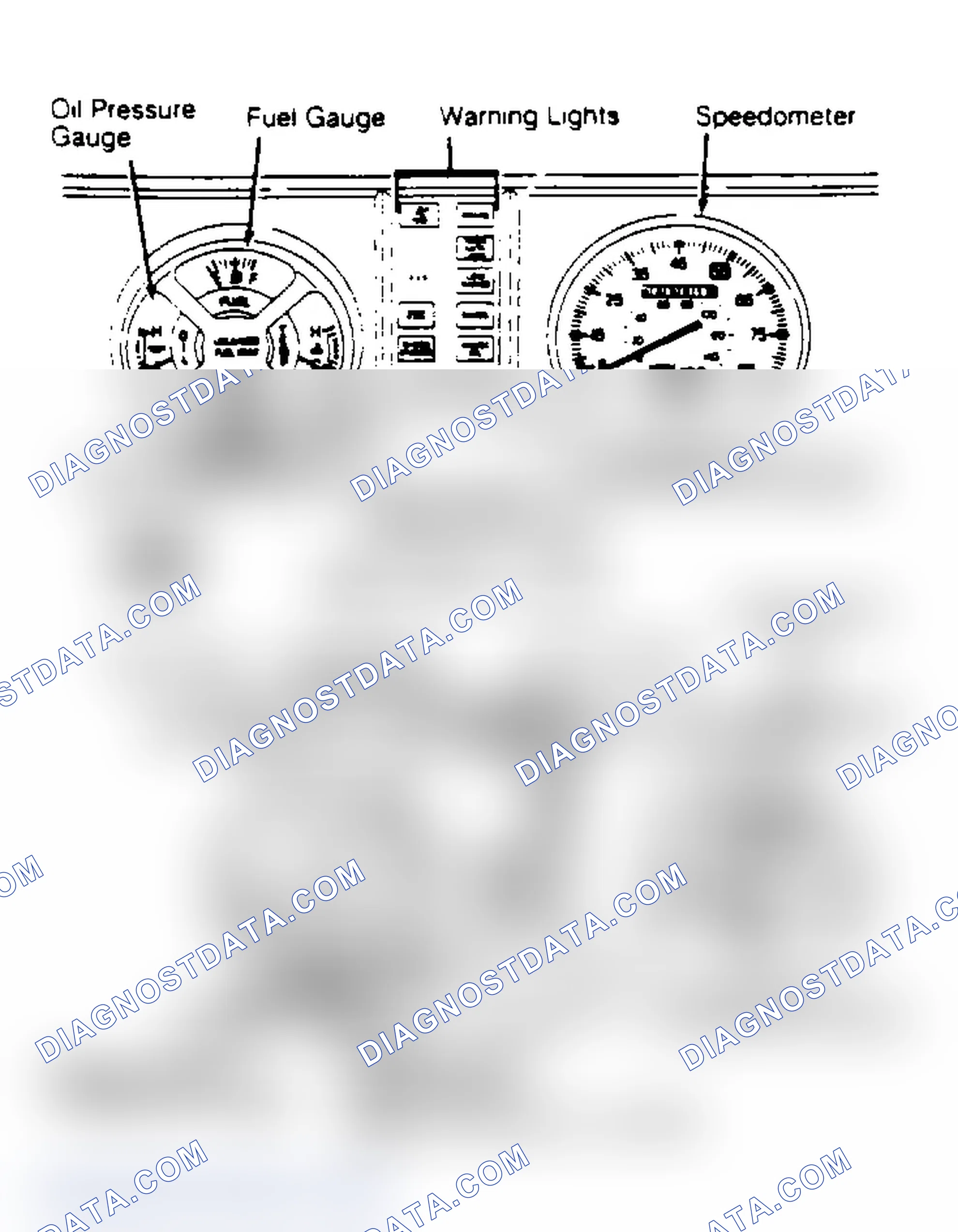 Scheme 1: SERVICE INDICATOR & WARNING LIGHTS