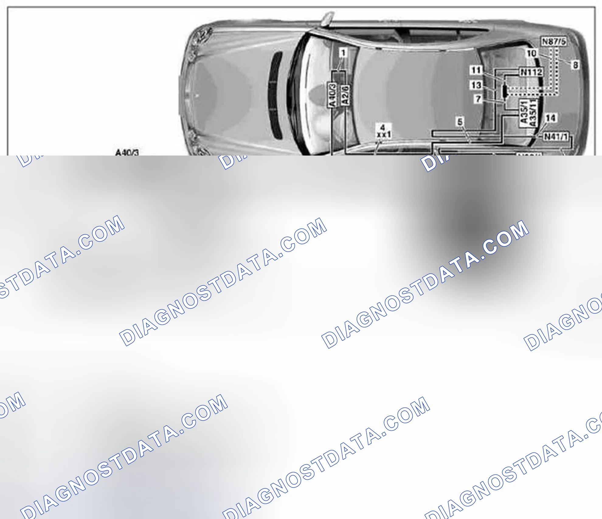Scheme 490: Fiber Optic Cables for Media Oriented System Transport (MOST), As-Built Configuration - GF82.00-P-08