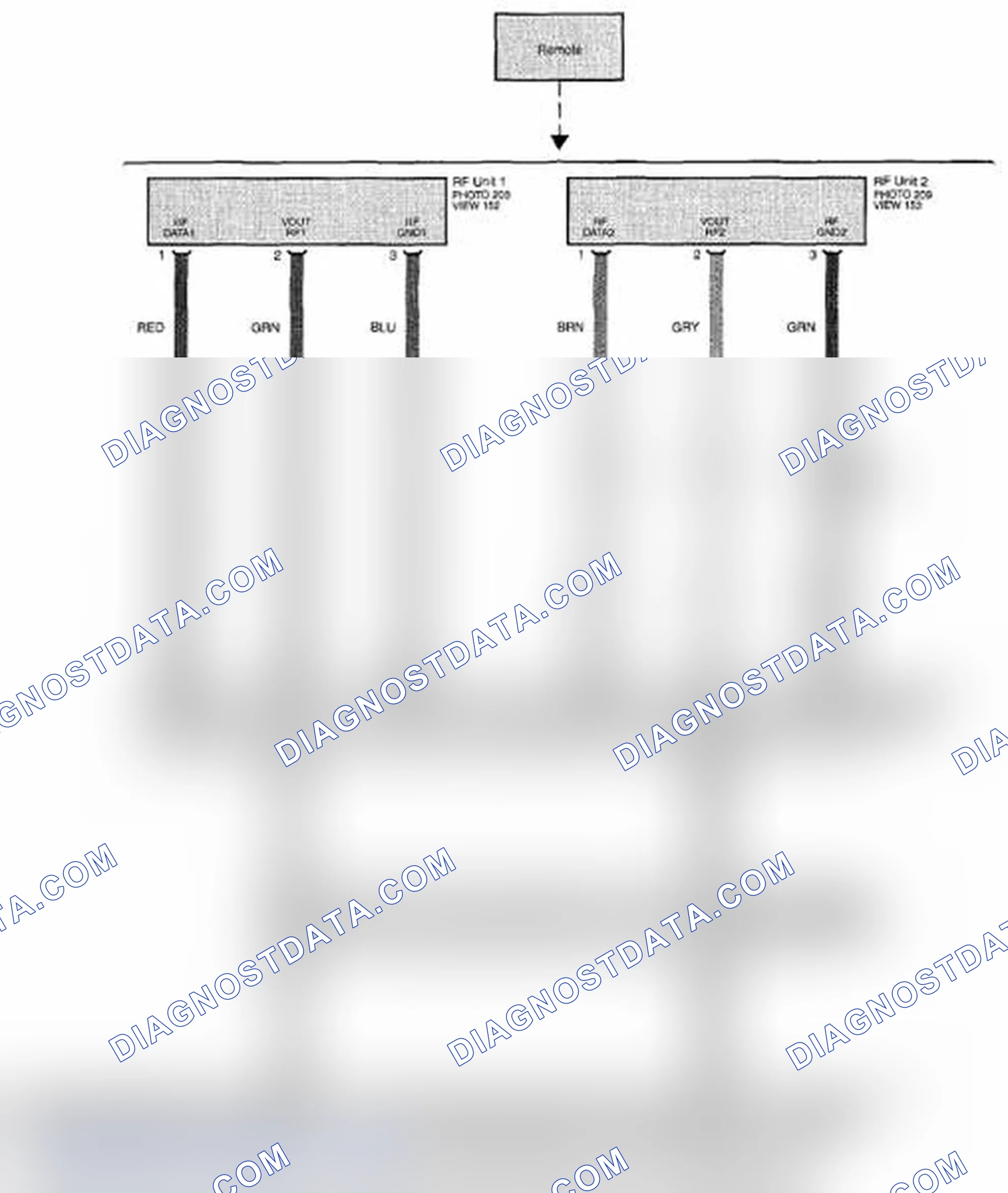 Scheme 225: Remote Starting System Circuit Diagram (Acura Accessory:Keyless Access) (Page 21-38)