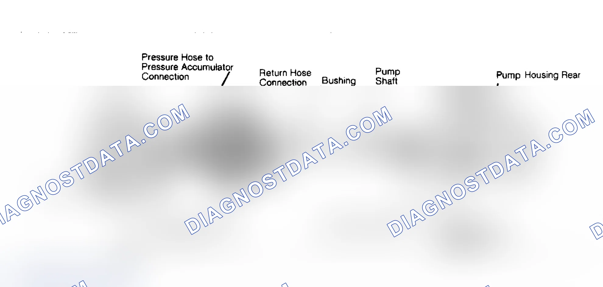 Scheme 4: Exploded View of Vane Pump Assembly Only pressure/flow limiting valve can be replaced. Courtesy of Audi of America, Inc.