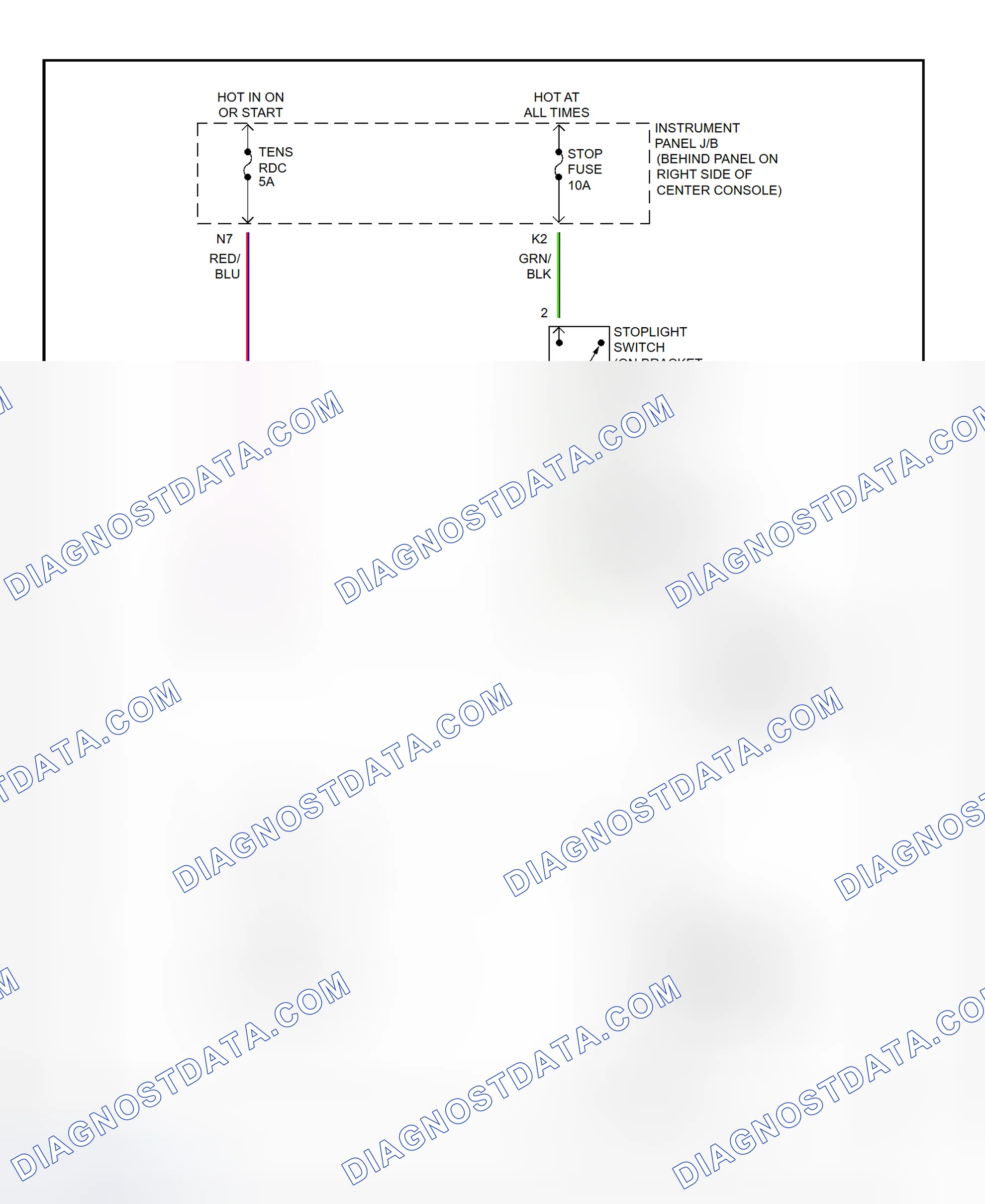 Scheme 320: Shift Interlock System Wiring Diagram (2002 - Toyota Celica)