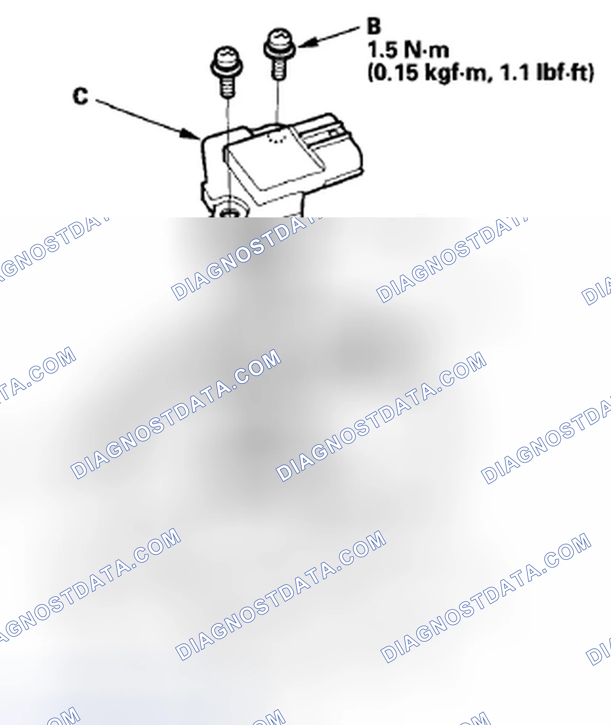 Scheme 882: MAF Sensor/IAT Sensor Replacement
