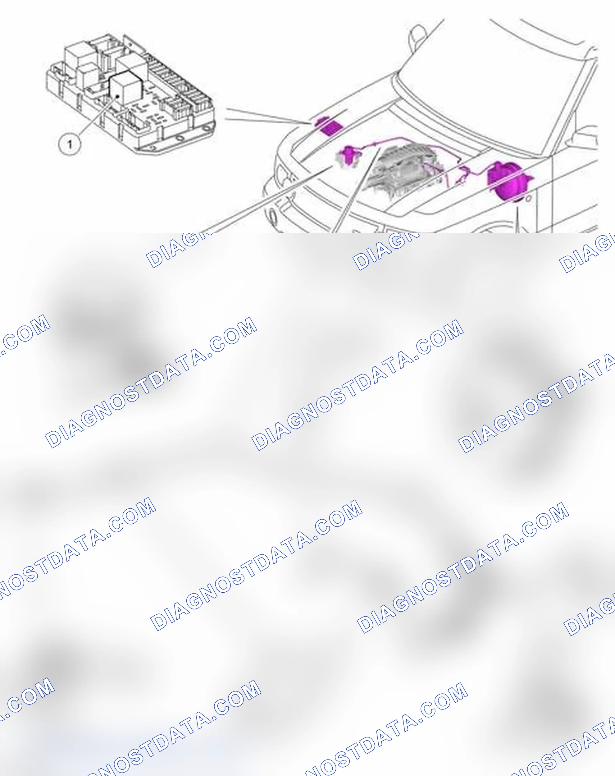 Scheme 34: COMPONENT LOCATION - 4.2L SUPERCHARGED