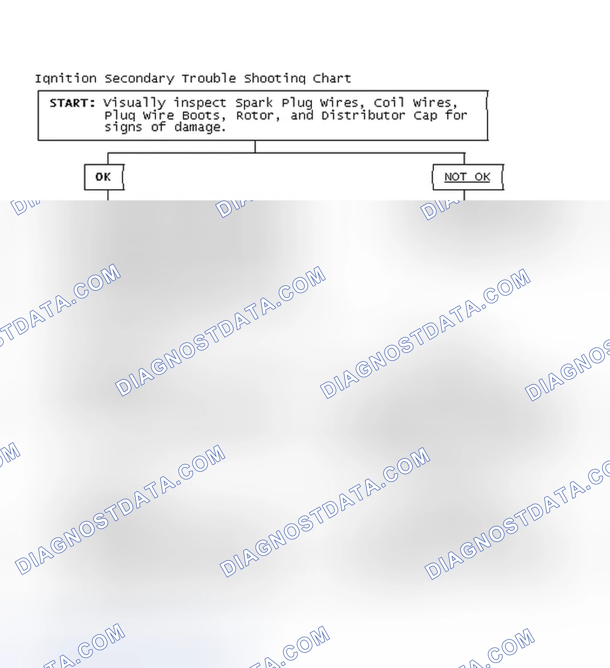 Scheme 1: Ignition Secondary Trouble Shooting Chart