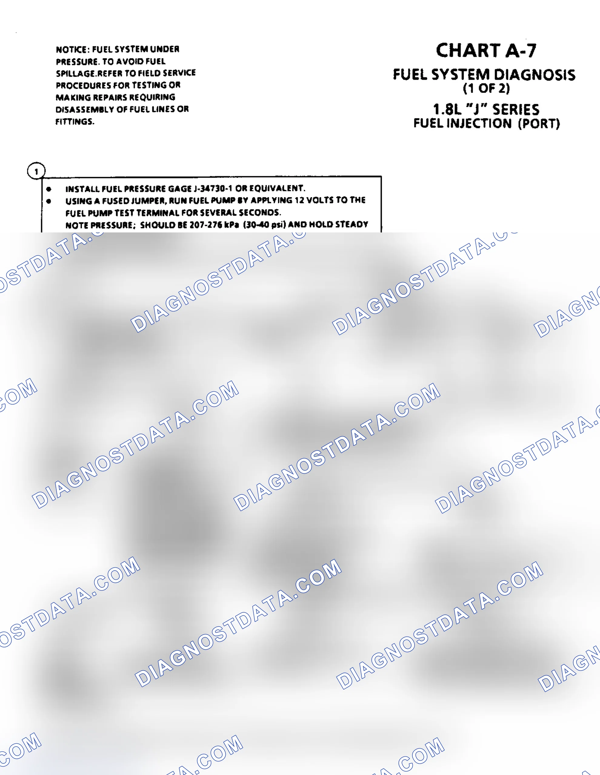 Scheme 46: Chart A-7, Fuel System Diagnosis (1.8L)