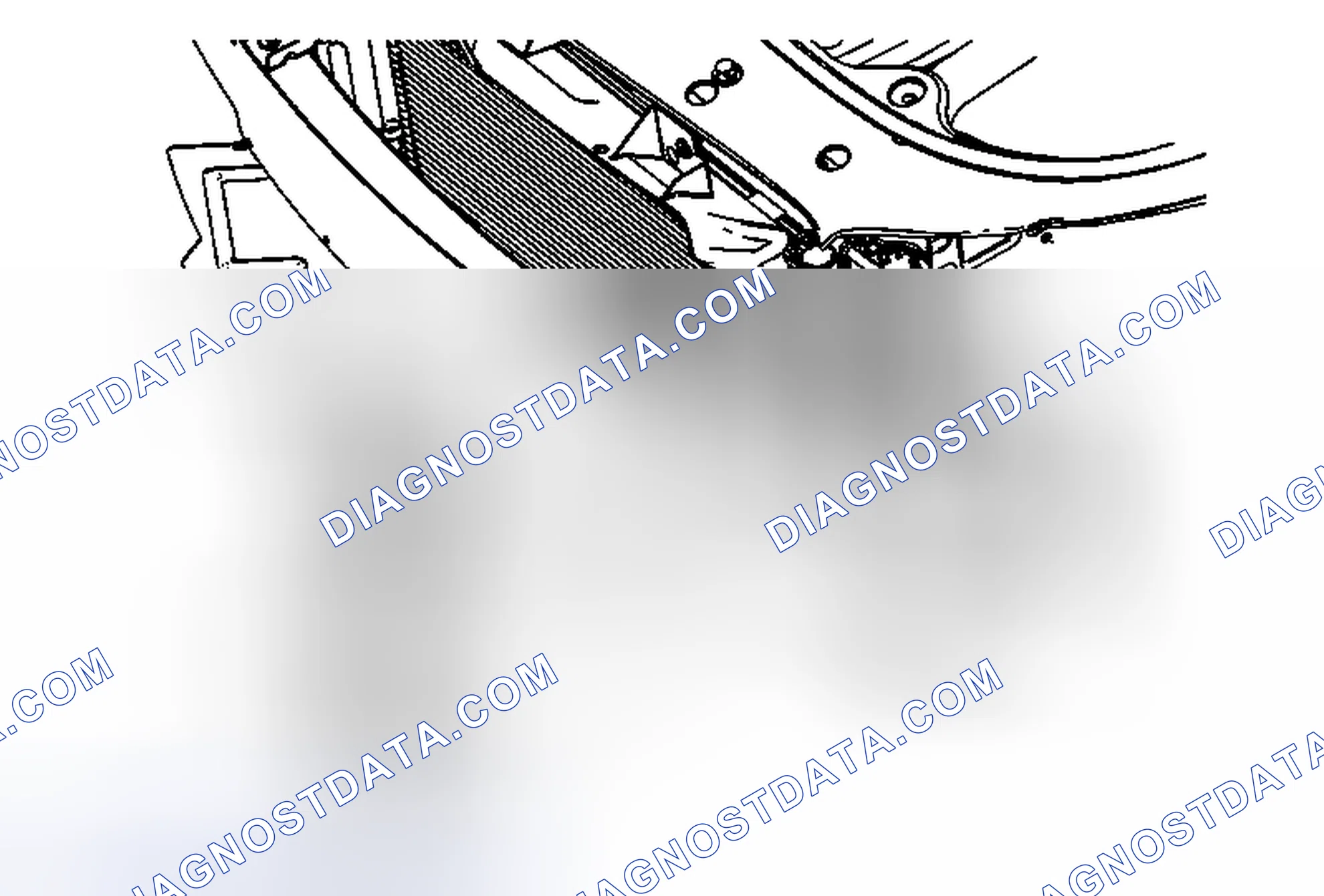 Scheme 9: Radiator Air Side Baffle and Deflector Replacement (Left)
