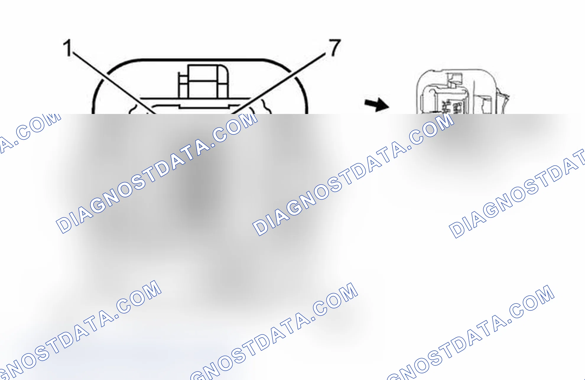 Scheme 121: C501 Left Front Door Harness to Left Front Door Trim Harness