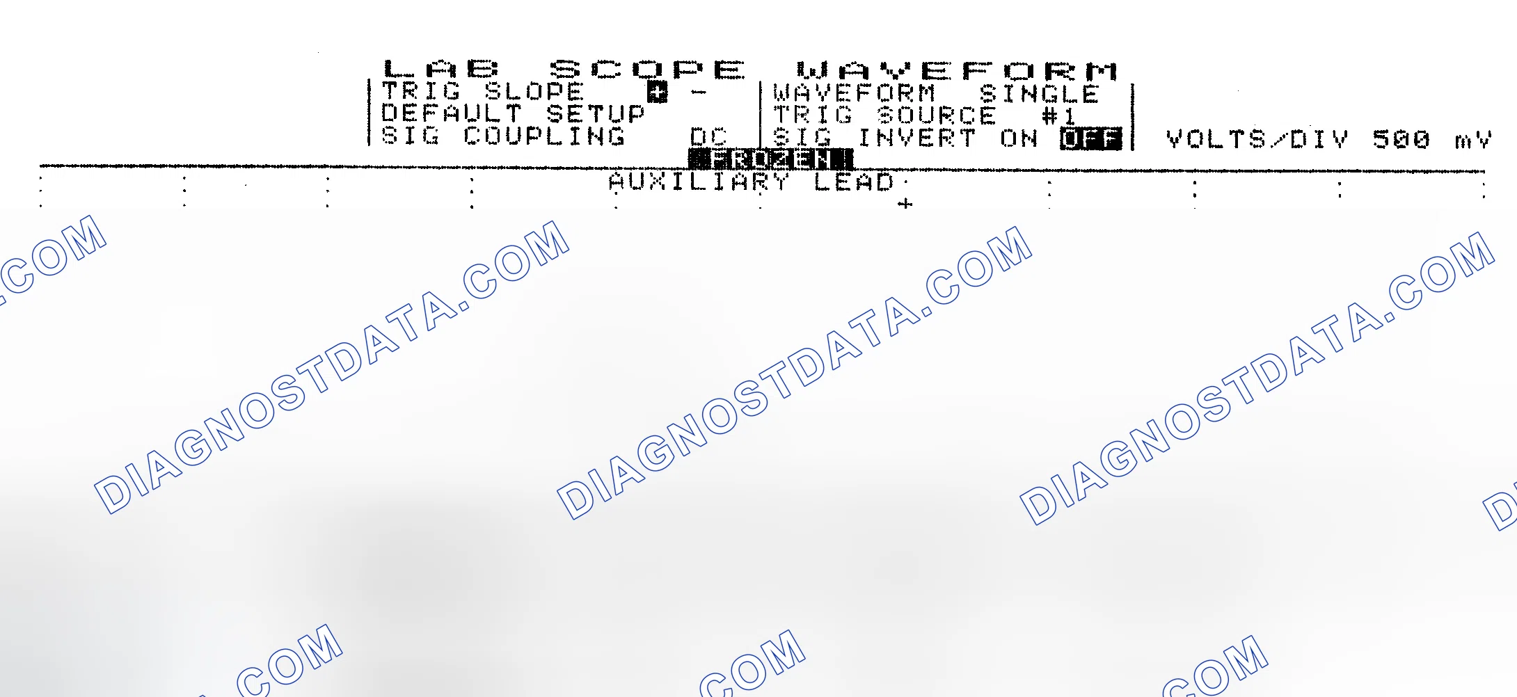 Scheme 10: Single Injector w/Excessive Current Flow - Current Pattern