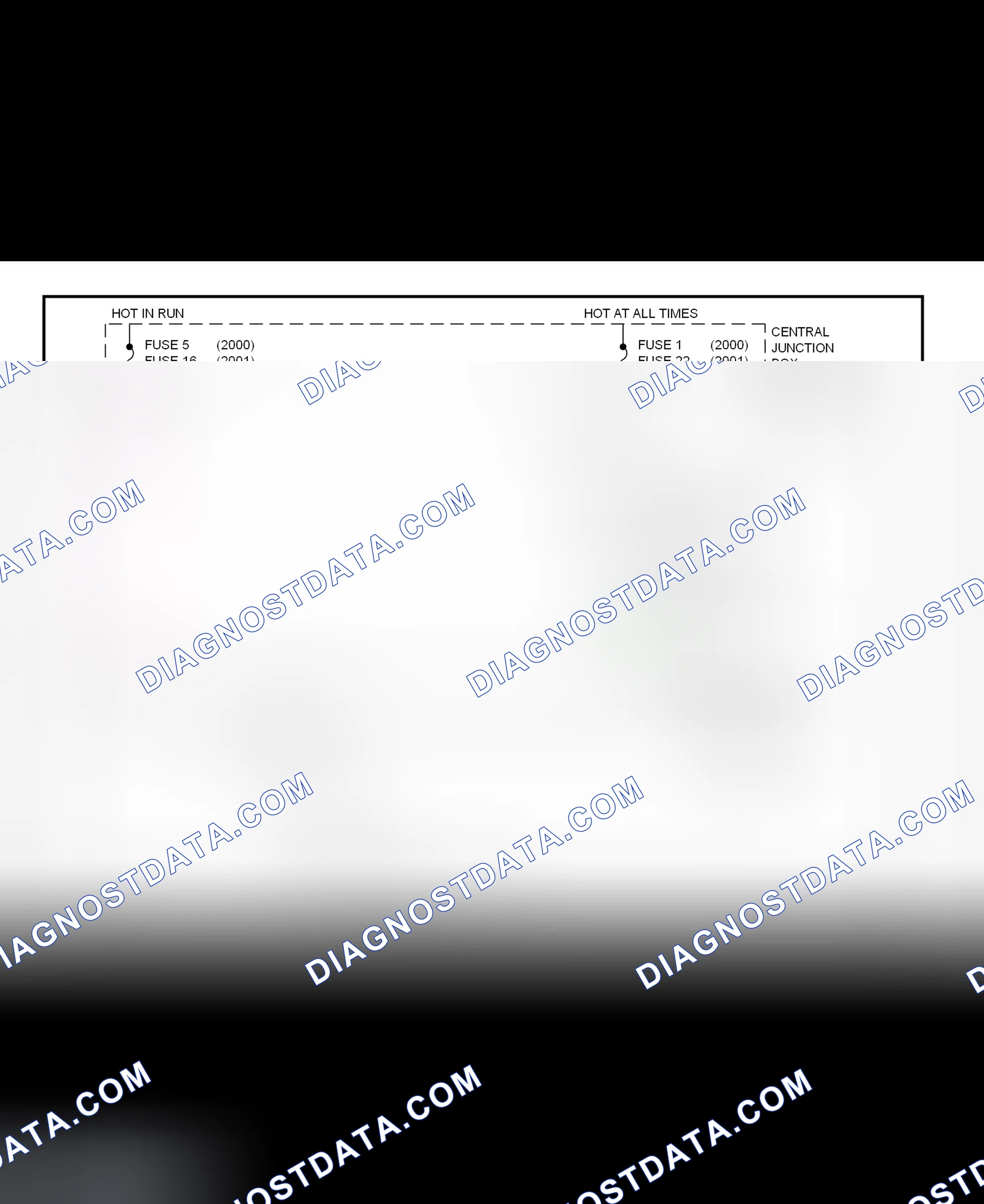 Fig. 15: Shift Interlock System Wiring Diagram (Crown Victoria & Grand Marquis)