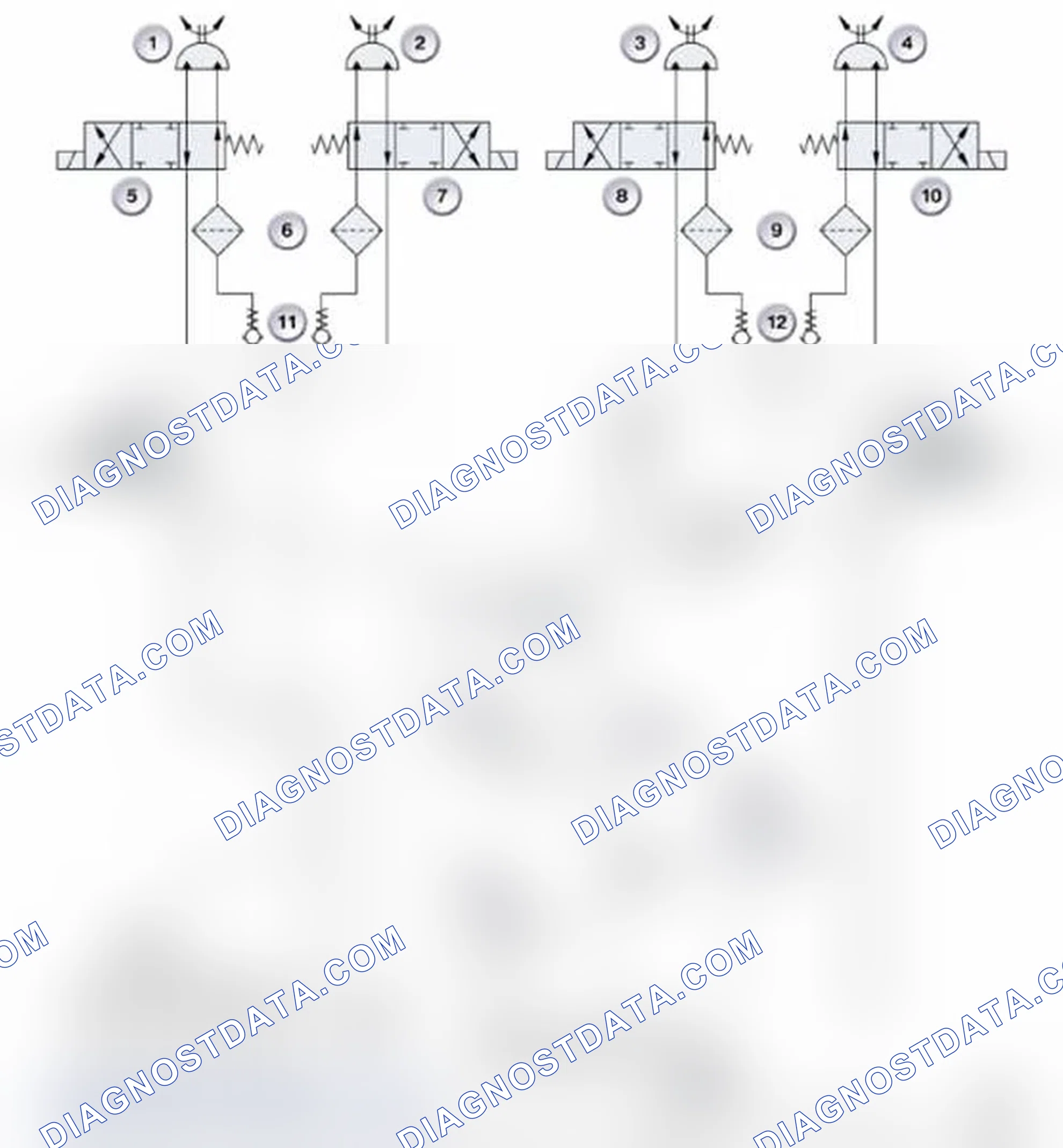 Scheme 710: Oil Supply Hydraulic Circuit Diagram