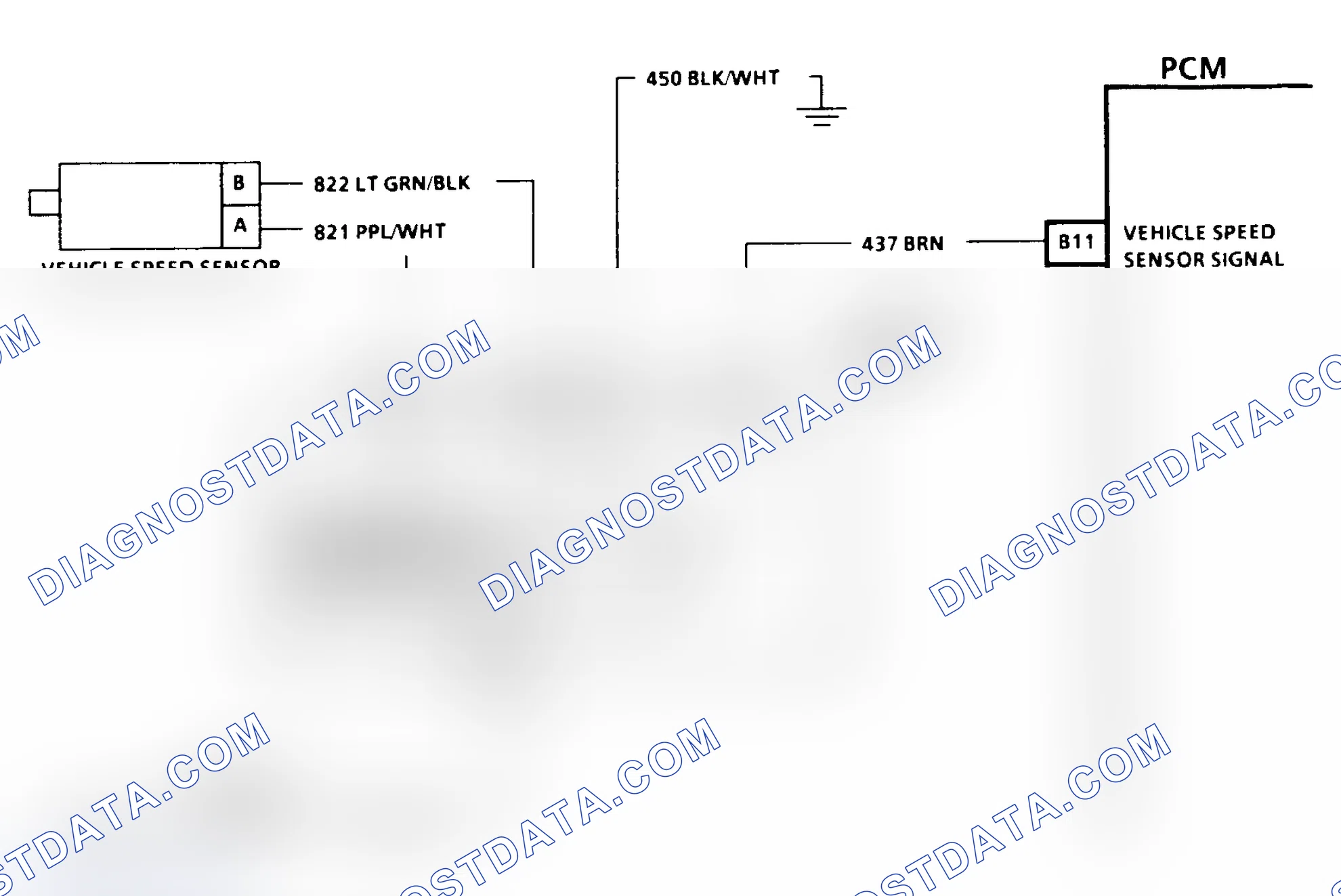 Scheme 93: Code 24 Schematic (C & K Series 2WD W/4L80-E Trans.) Vehicle Speed Sensor