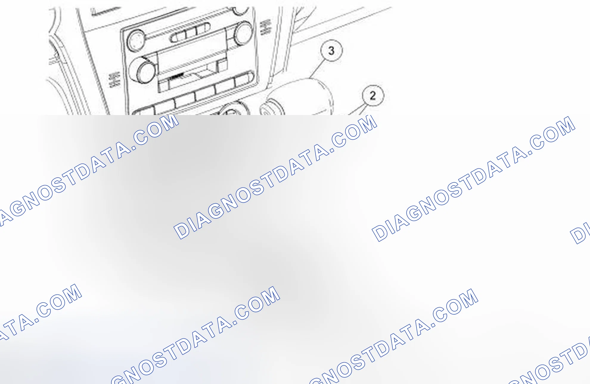 Scheme 65: Selector Lever Knob - 2.3L, 3.0L