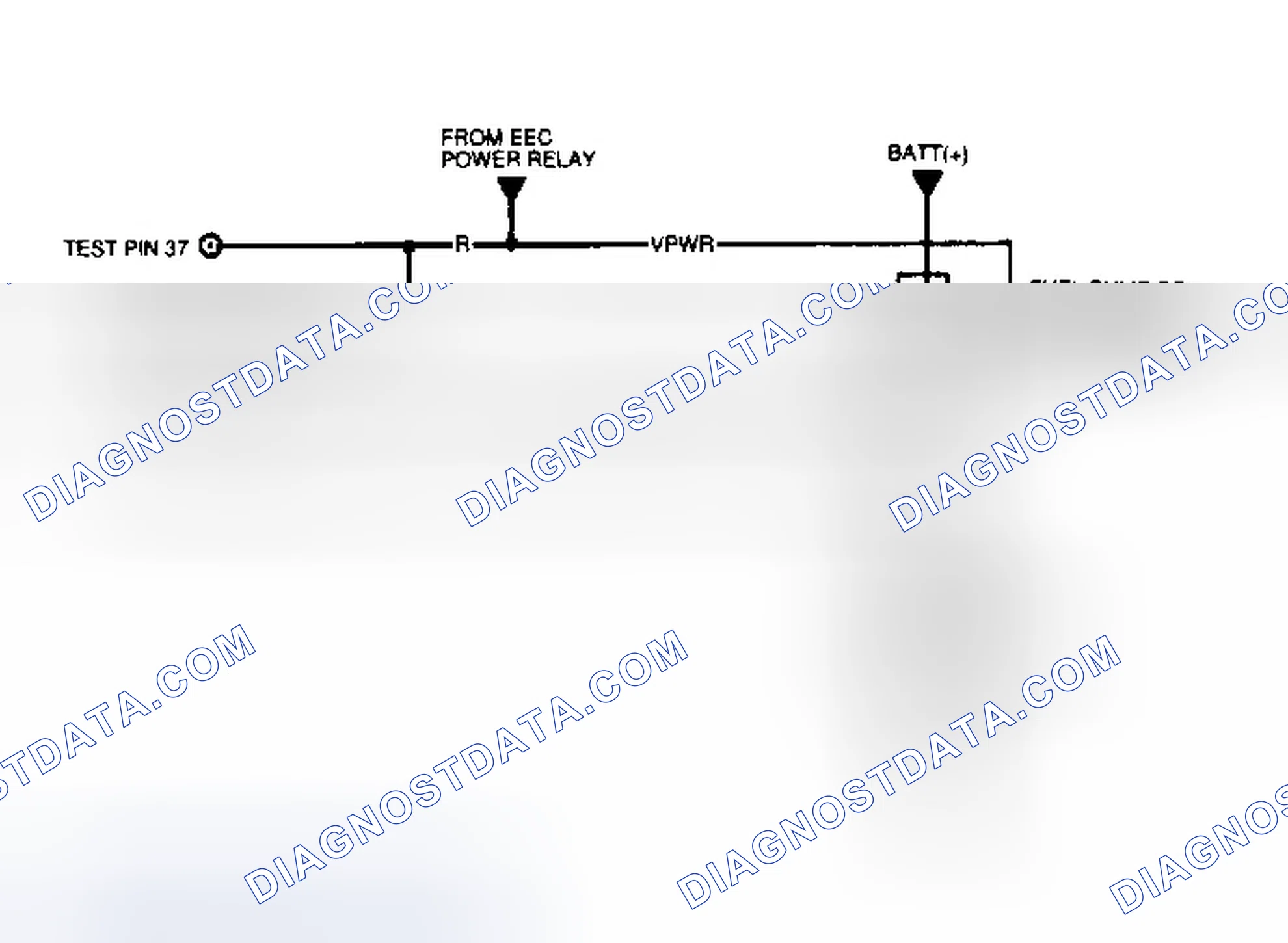 Scheme 61: Fuel Pump Monitor Circuit Diagram (Mustang)