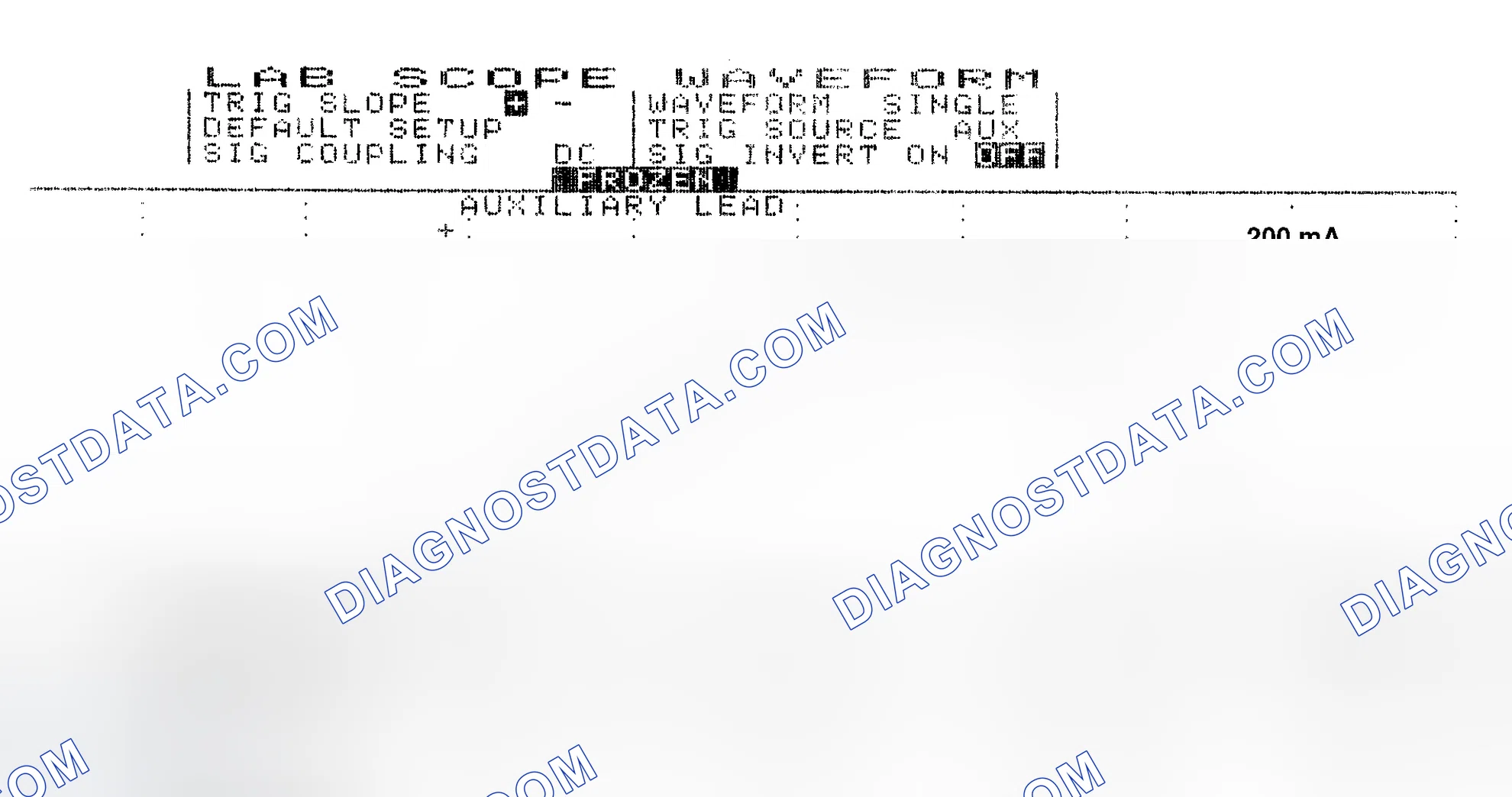 Scheme 13: Single Injector w/Normal Current Flow - Current Pattern