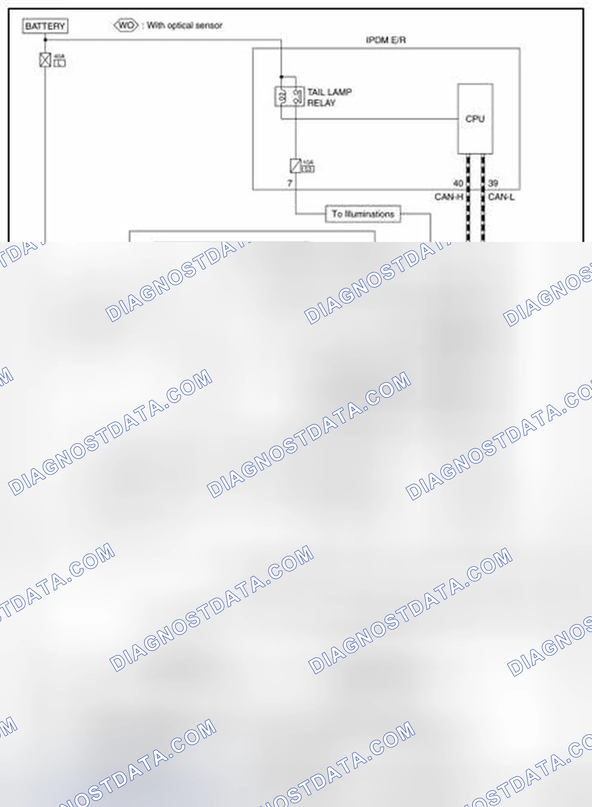 Scheme 27: ILLUMINATION CONTROL SYSTEM: Circuit Diagram