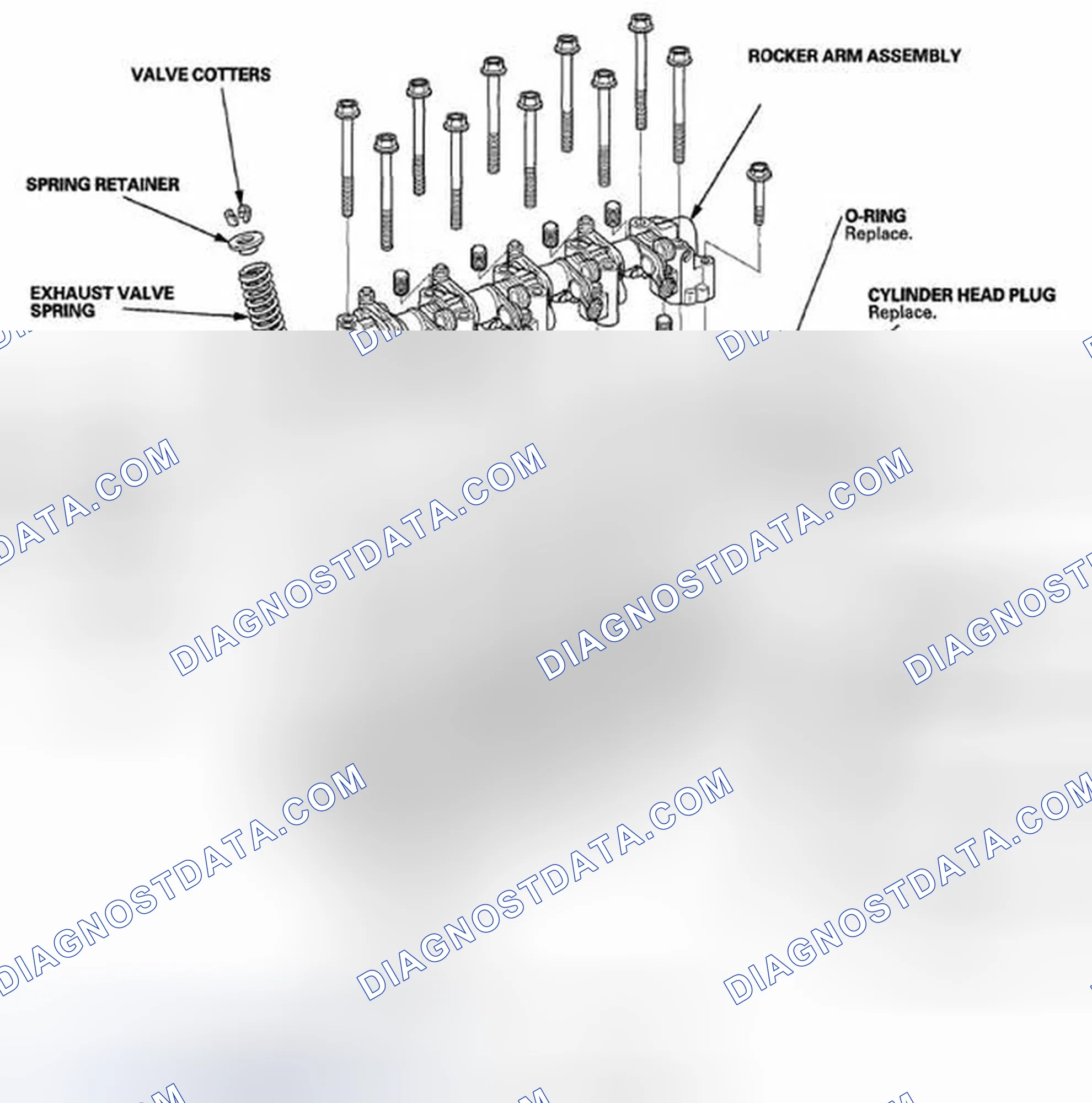 Fig. 4: Identifying Cylinder Head Component Location (3 Of 3)