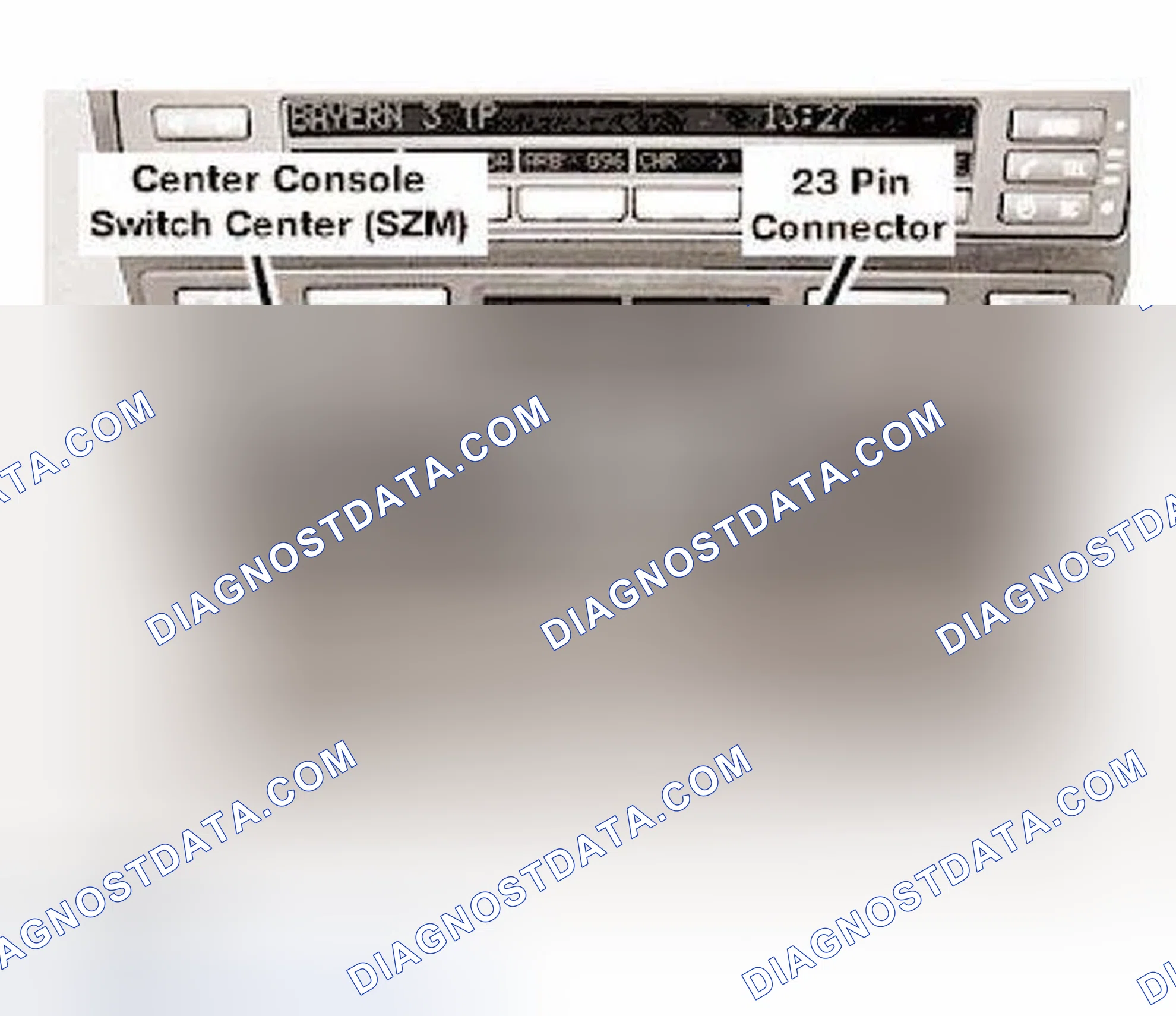 Scheme 239: Identifying Center Console Switch Center (SZM)