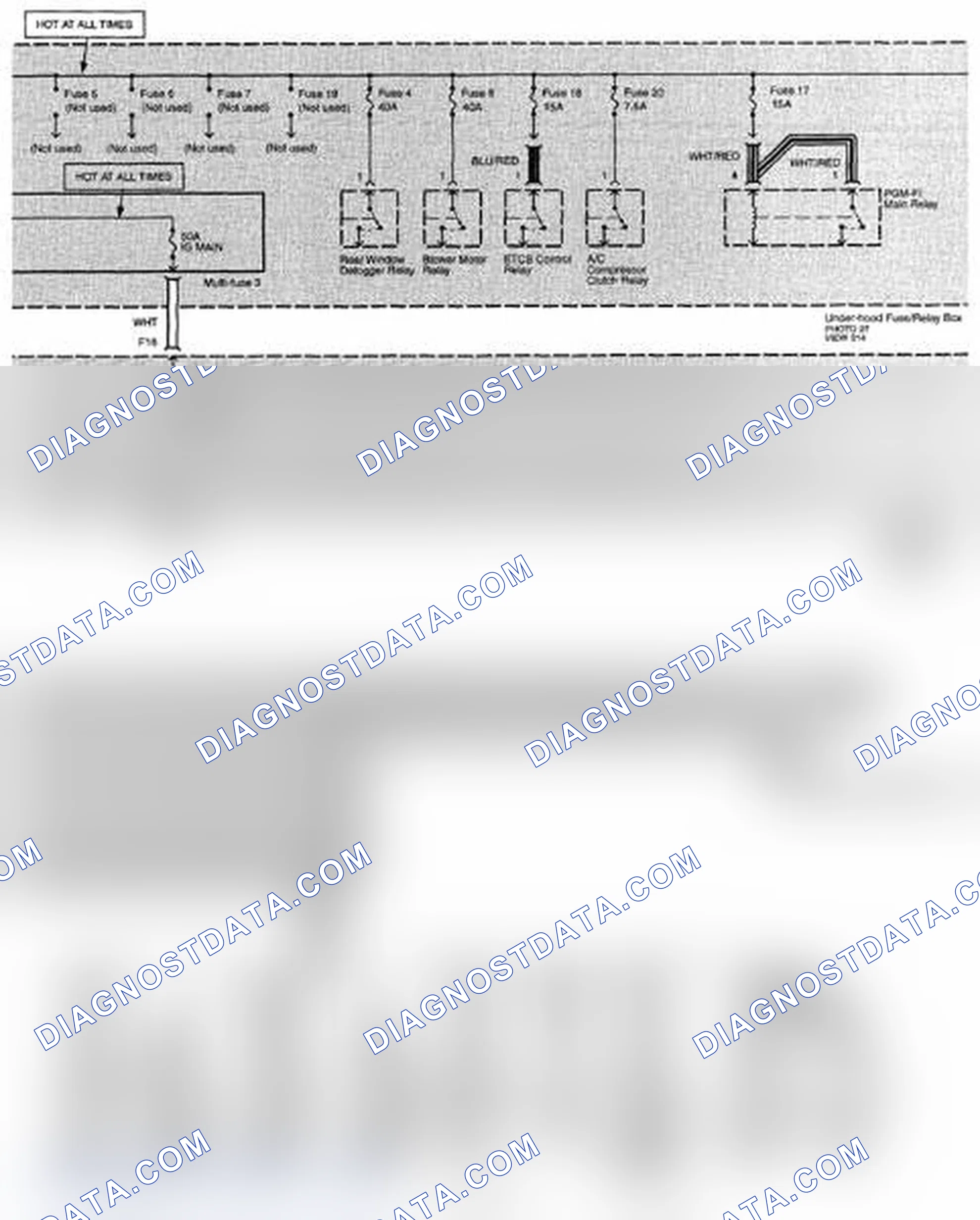 Scheme 81: Power Distribution Circuit Diagram (Page 10-6)