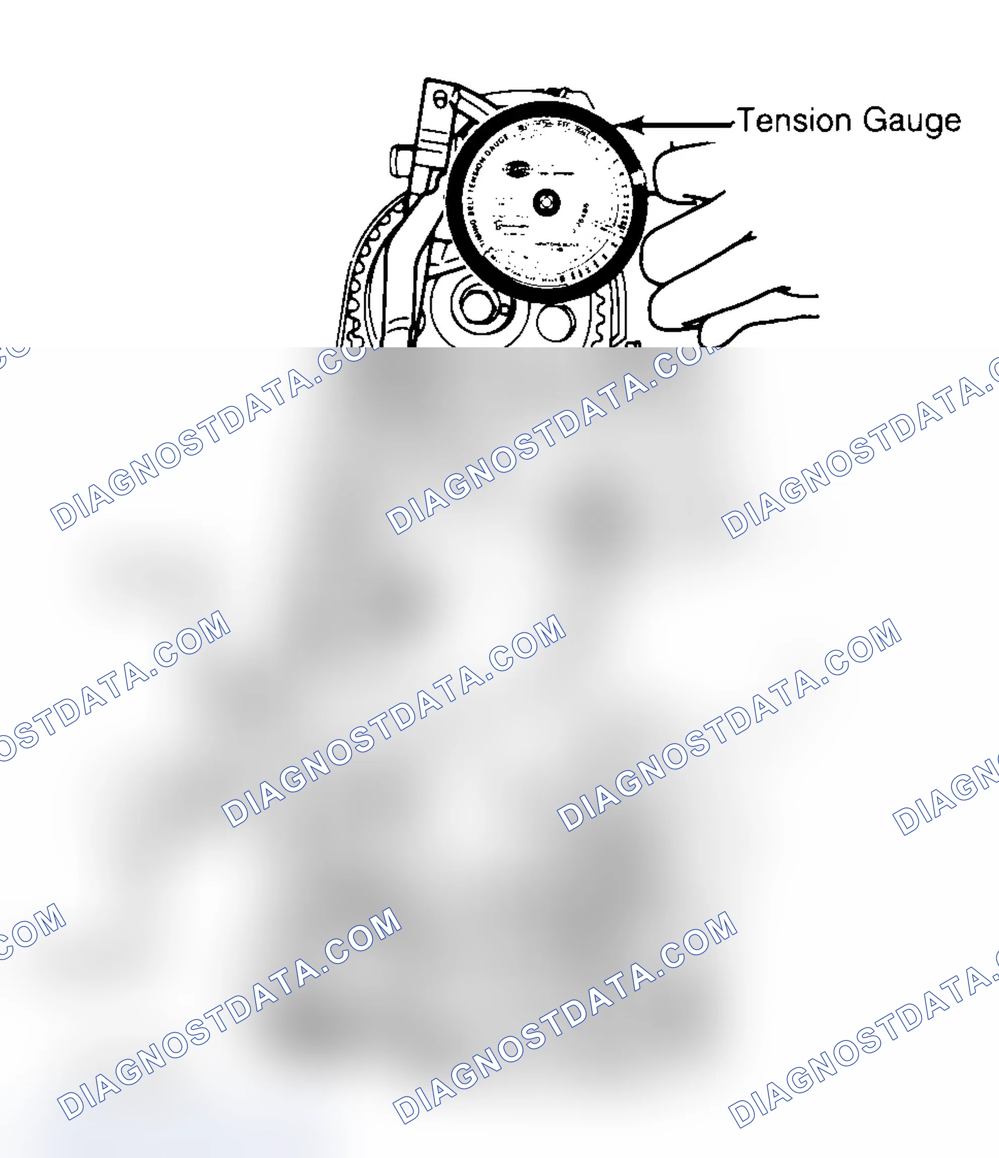 Scheme 3: Adjusting Typical Timing Belt Tension