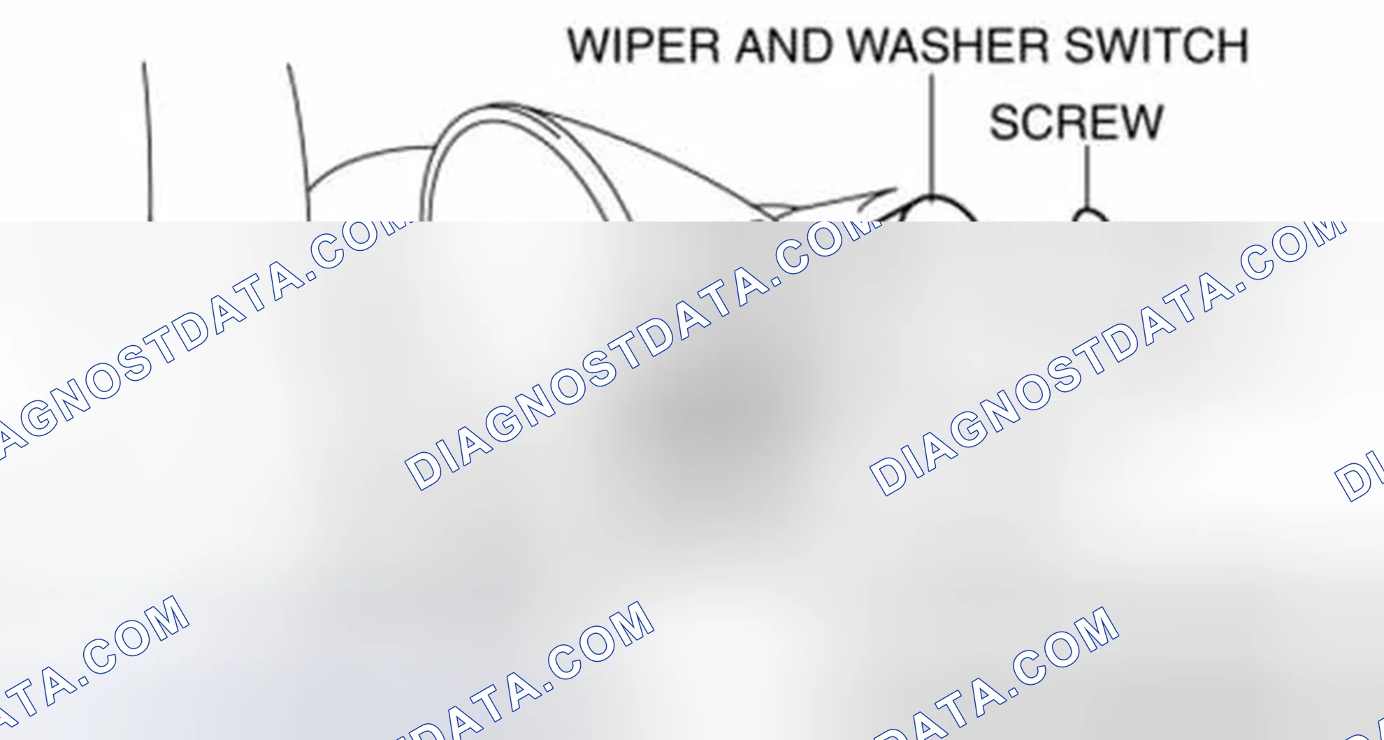 Scheme 38: WIPER AND WASHER SWITCH REMOVAL/INSTALLATION