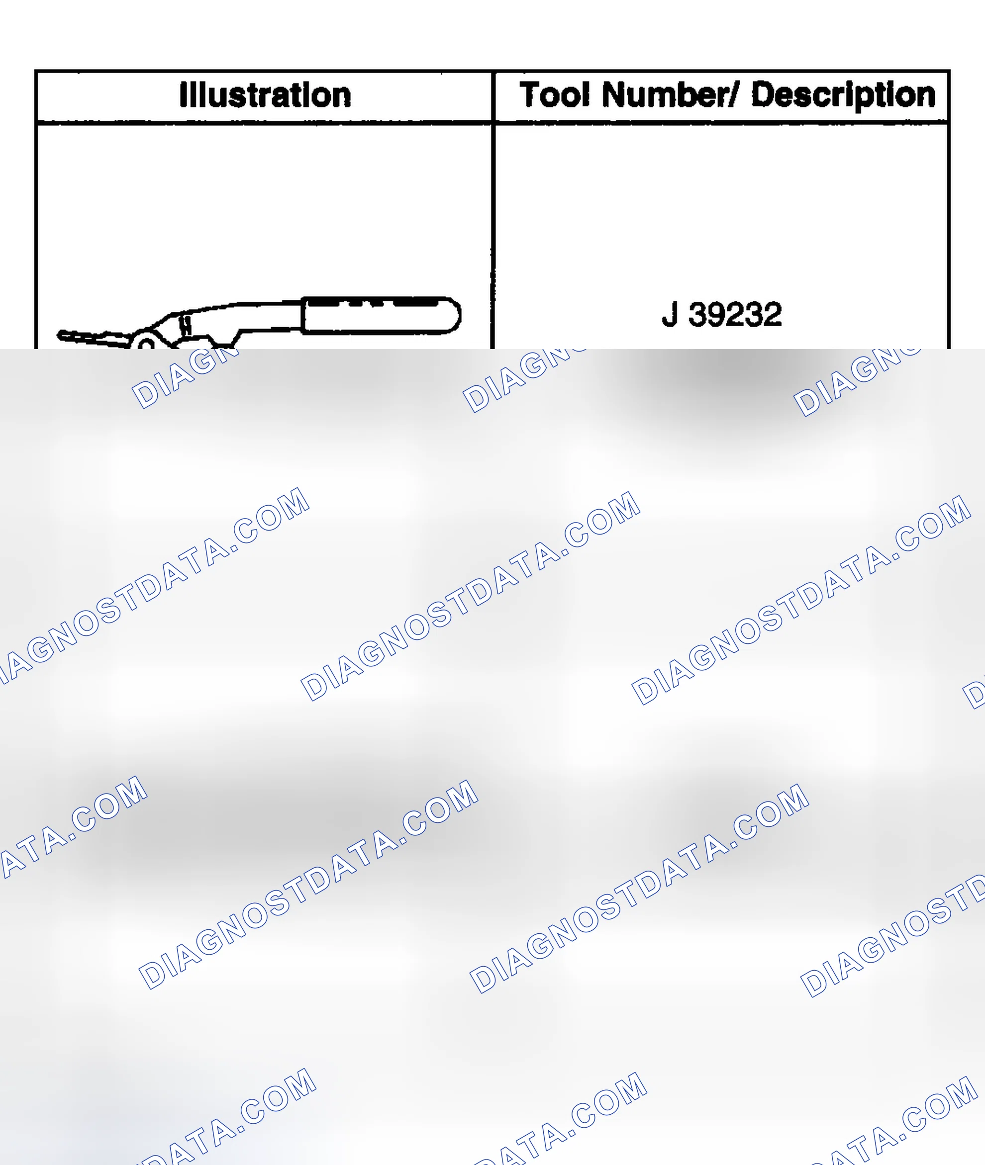 Scheme 16: SPECIAL TOOLS & EQUIPMENT