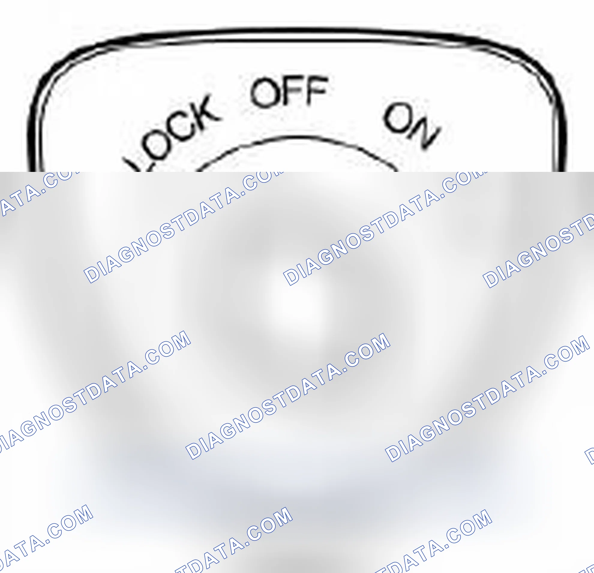 Scheme 110: Key cannot be turned from LOCK to OFF