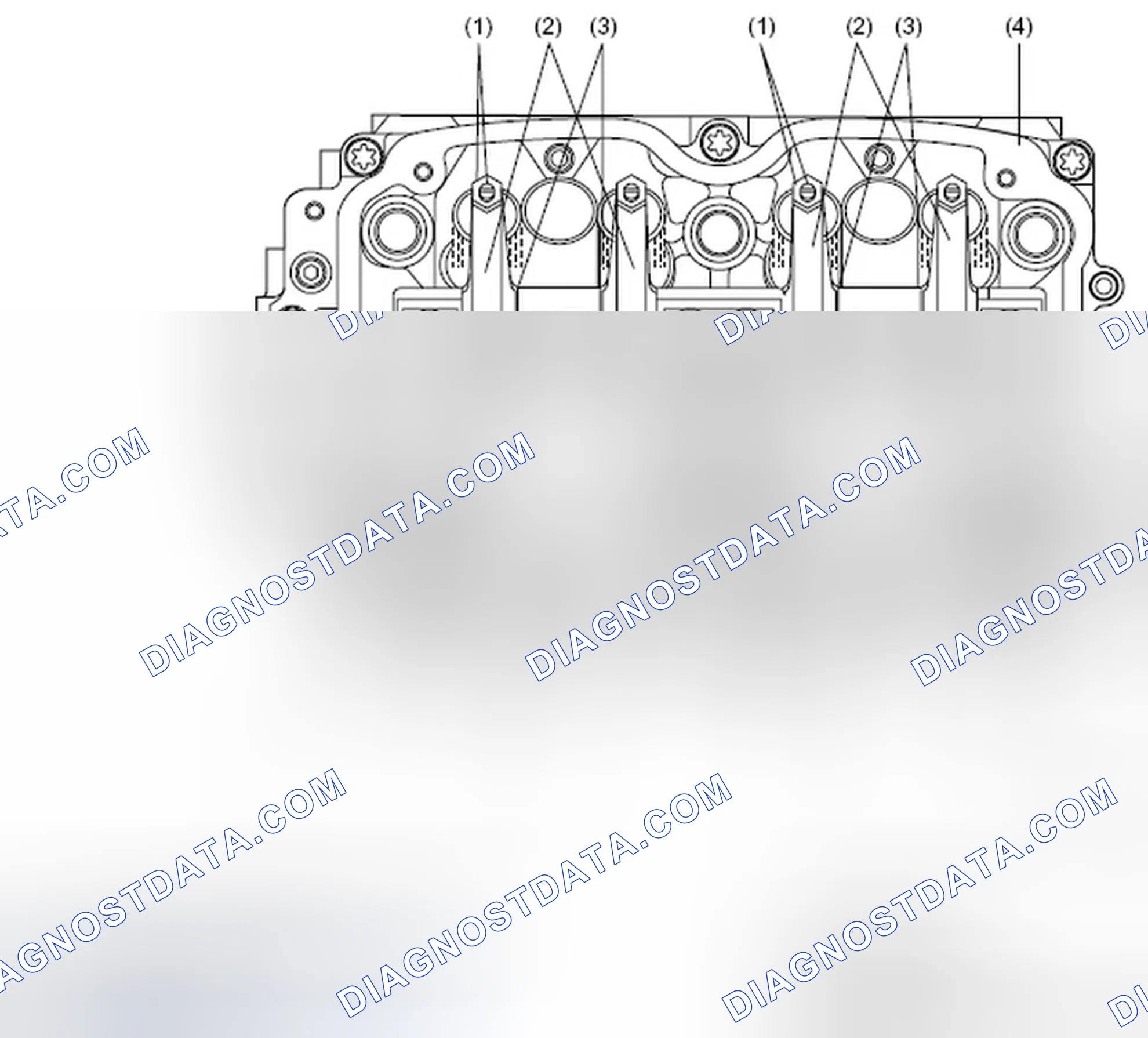 Scheme 773: Valve Rocker Assembly (Until '05MY)