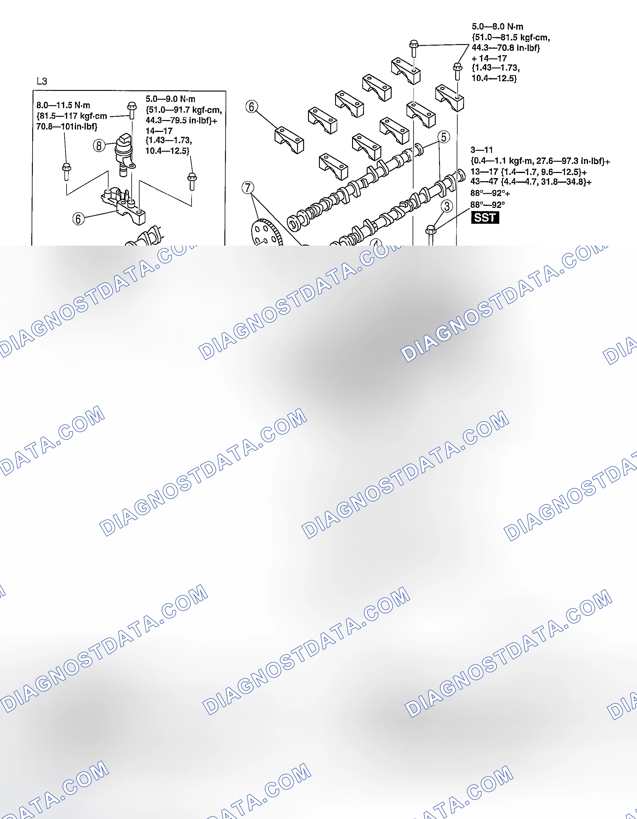 Scheme 105: CYLINDER HEAD (II) ASSEMBLY