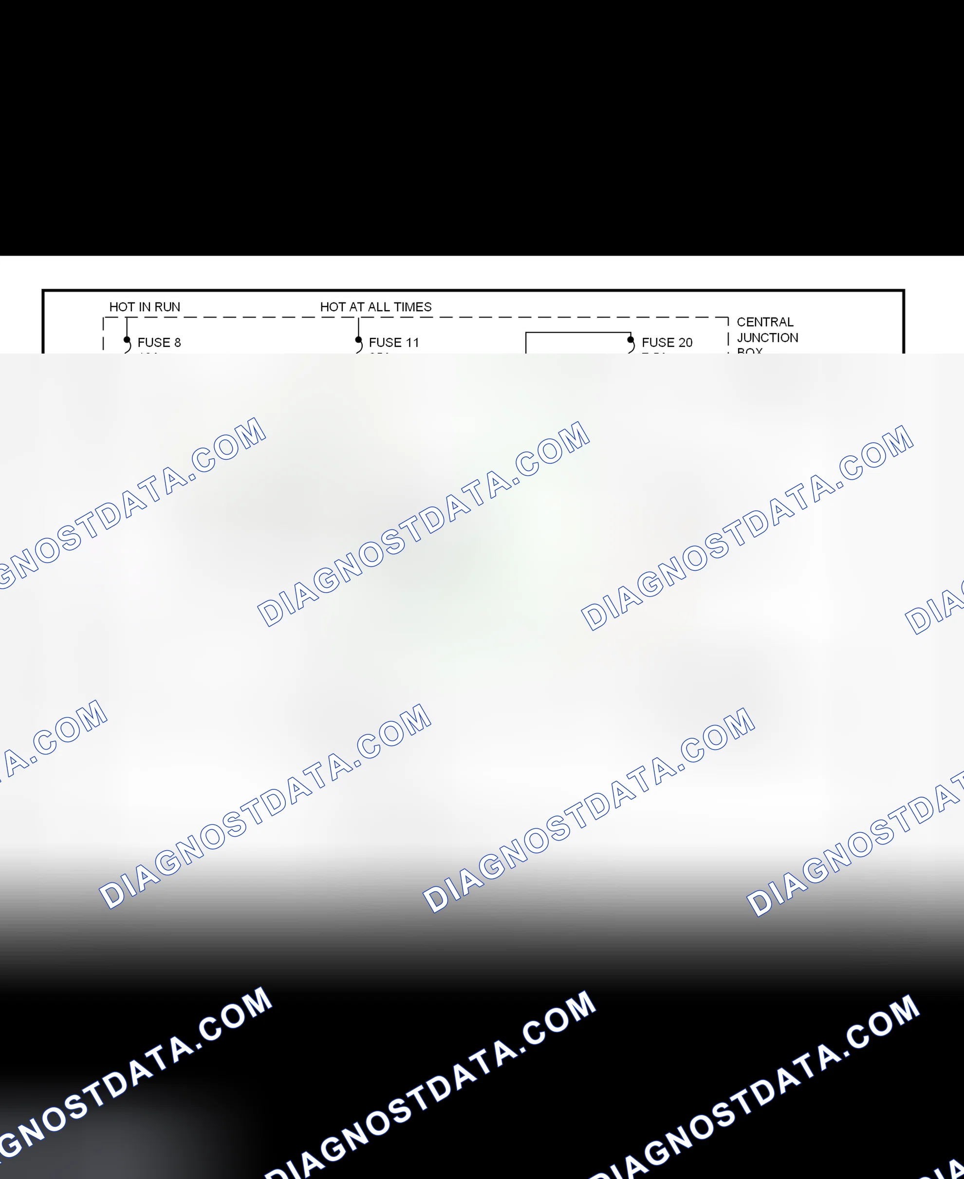 Fig. 208: Shift Interlock System Wiring Diagram (2001 Town Car)