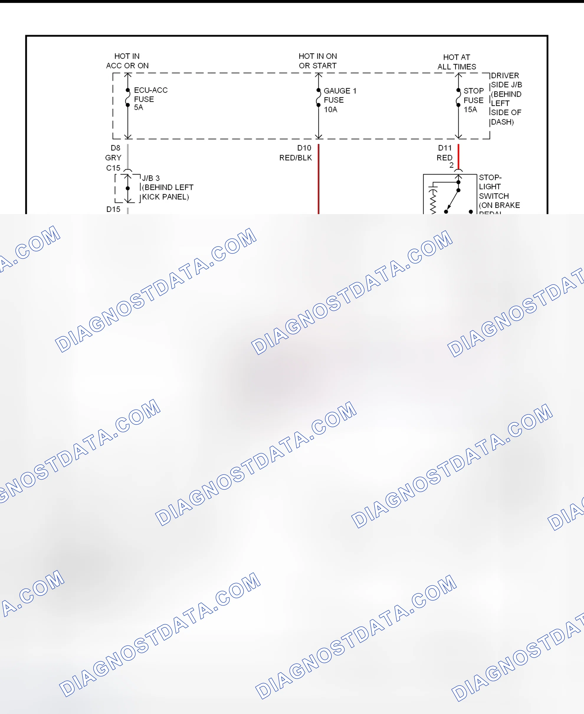 Scheme 202: Shift Interlock System Wiring Diagram (2001 - Toyota Avalon)