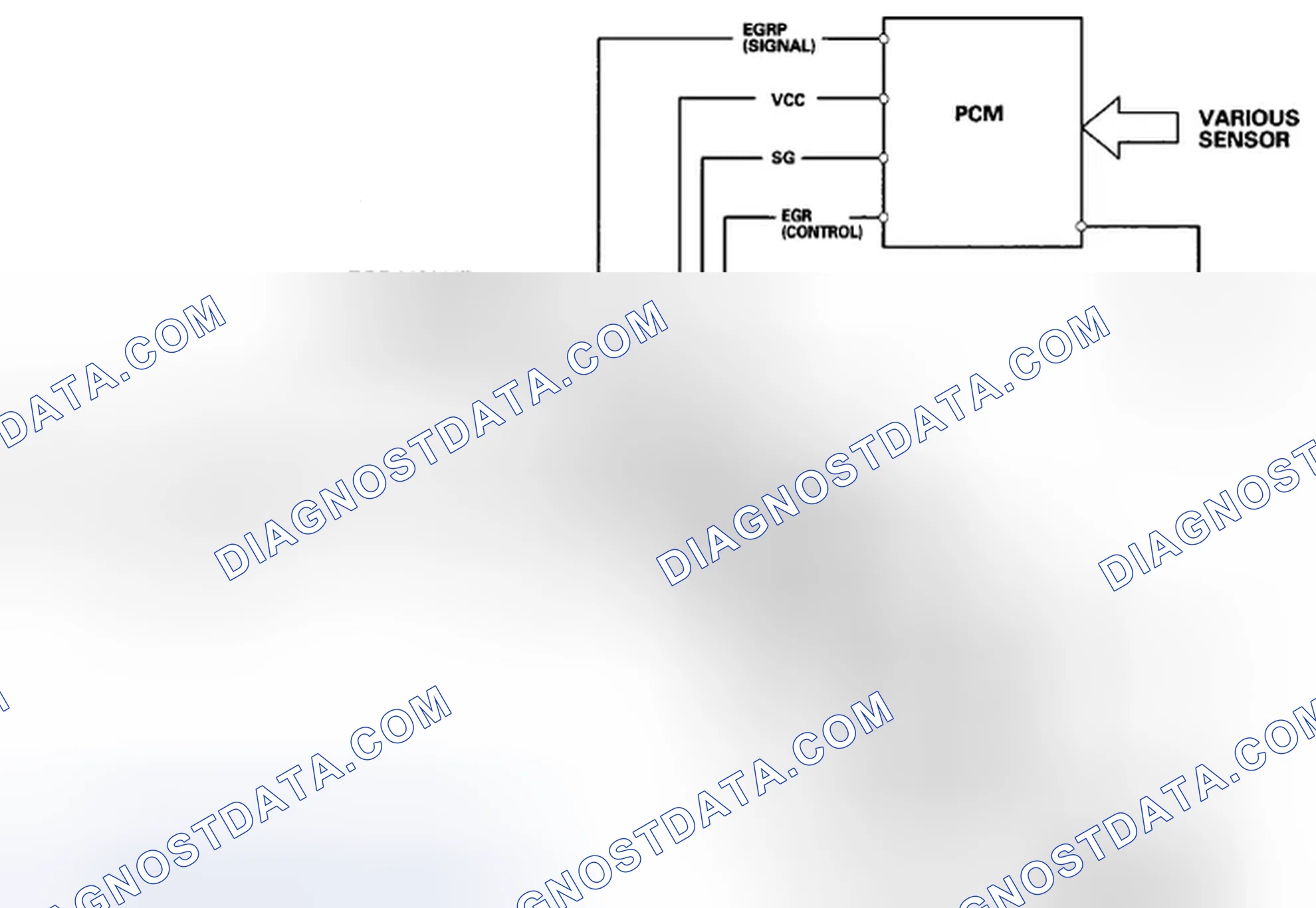 Scheme 664: Exhaust Gas Recirculation (EGR) System Diagram