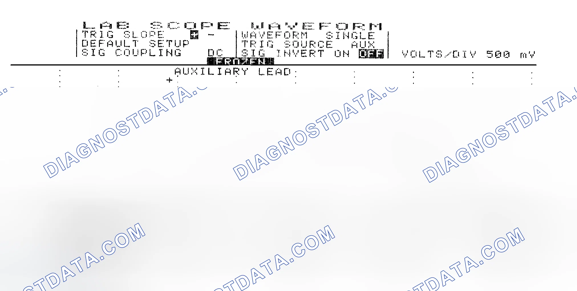 Scheme 14: Single Injector w/Excessive Current Flow - Current Pattern