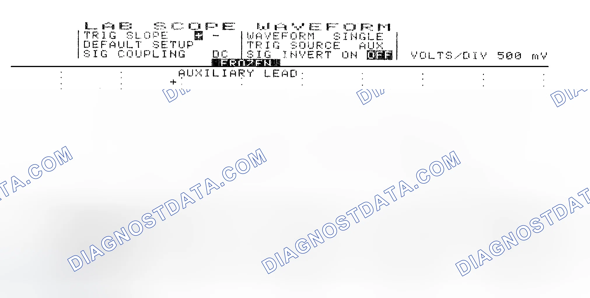 Scheme 14: Single Injector w/Excessive Current Flow - Current Pattern