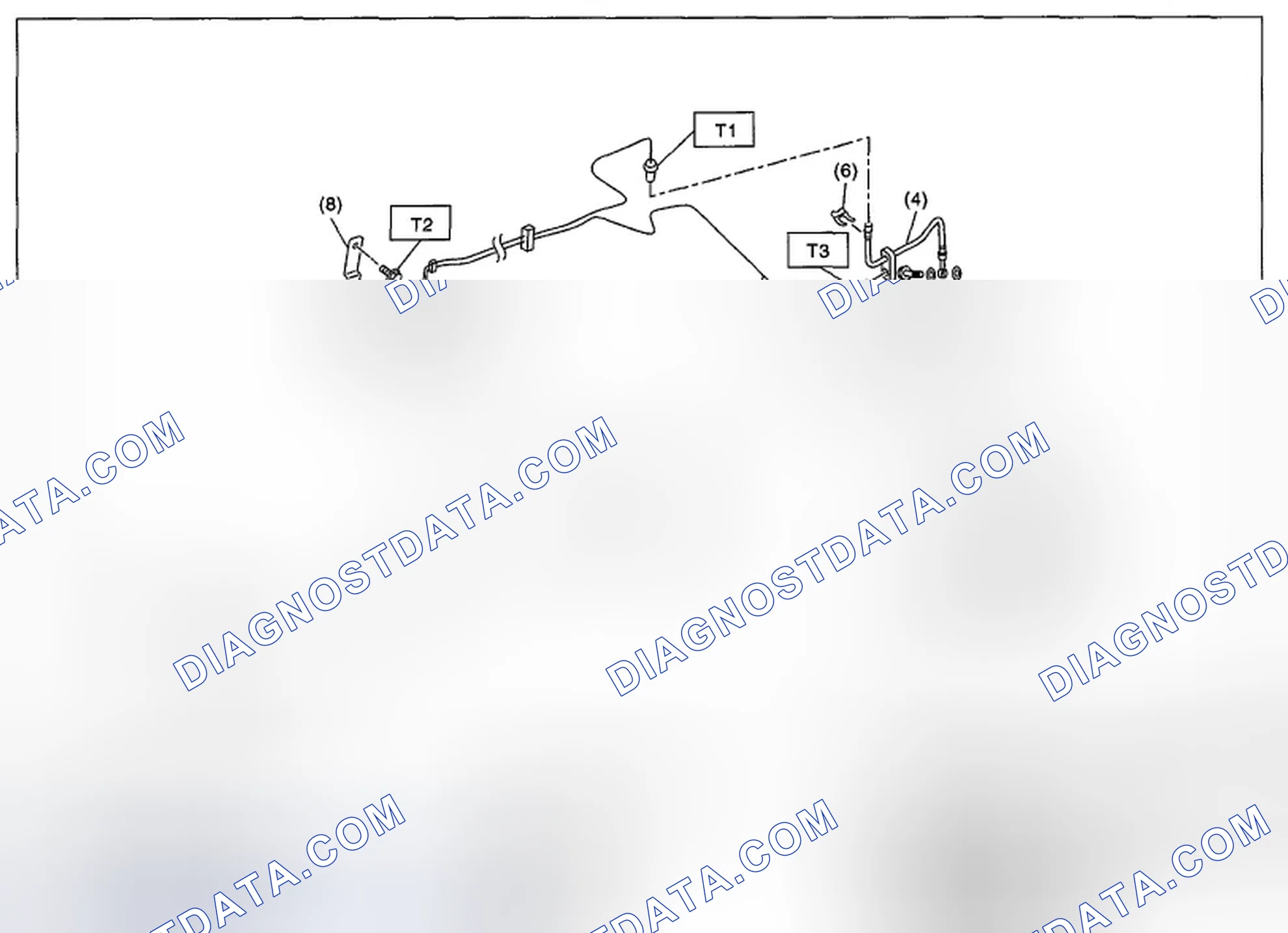 Scheme 5: CENTER AND REAR BRAKE PIPES AND HOSES