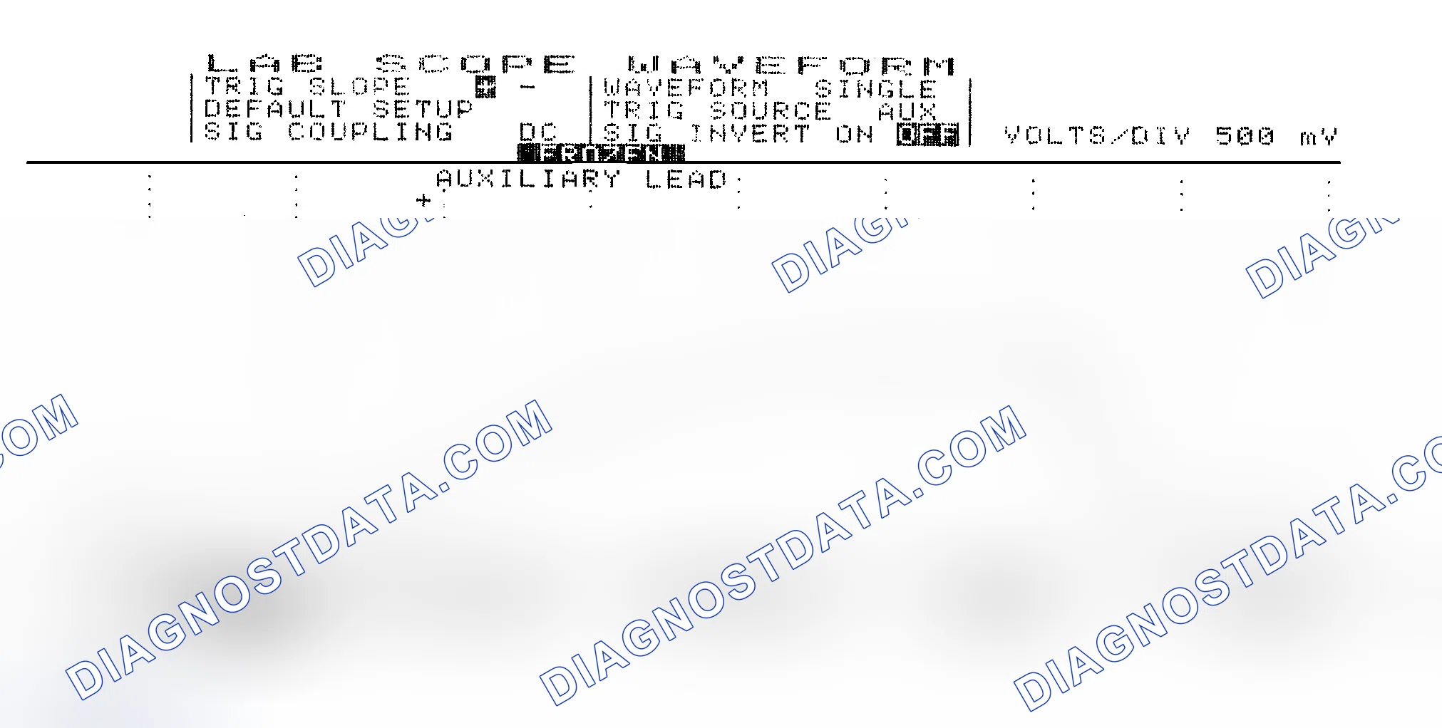 Scheme 14: Single Injector w/Excessive Current Flow - Current Pattern