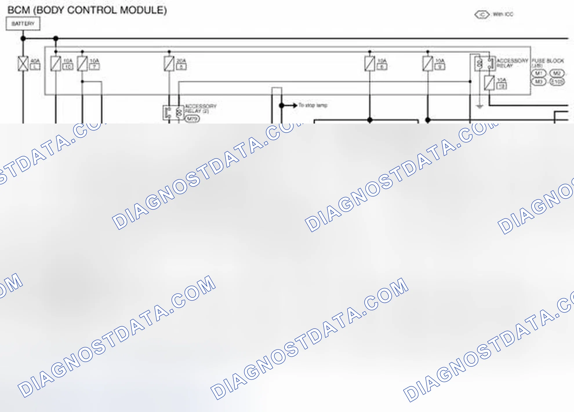 Scheme 6: WIRING DIAGRAM - BCM