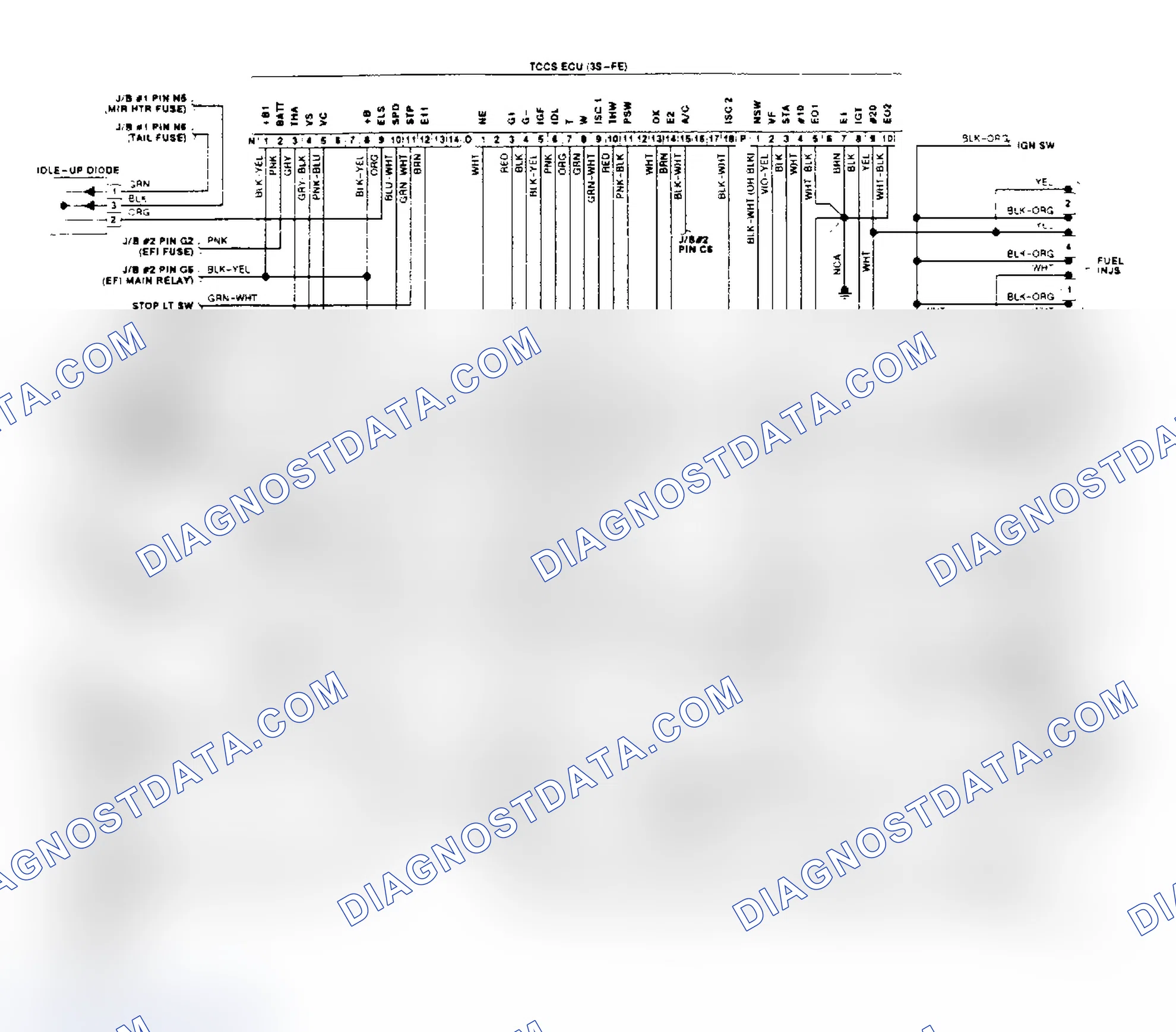 Scheme 137: Wiring Diagram (Celica 3S-FE Engine)