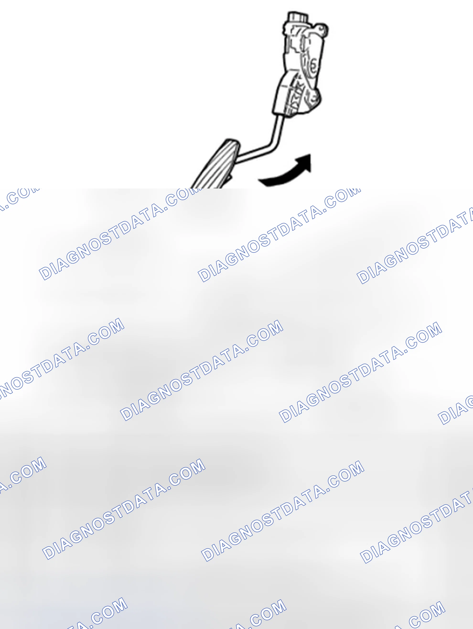 Scheme 1: Accelerator Pedal Position (APP) Sensor Assembly On-Vehicle Inspection