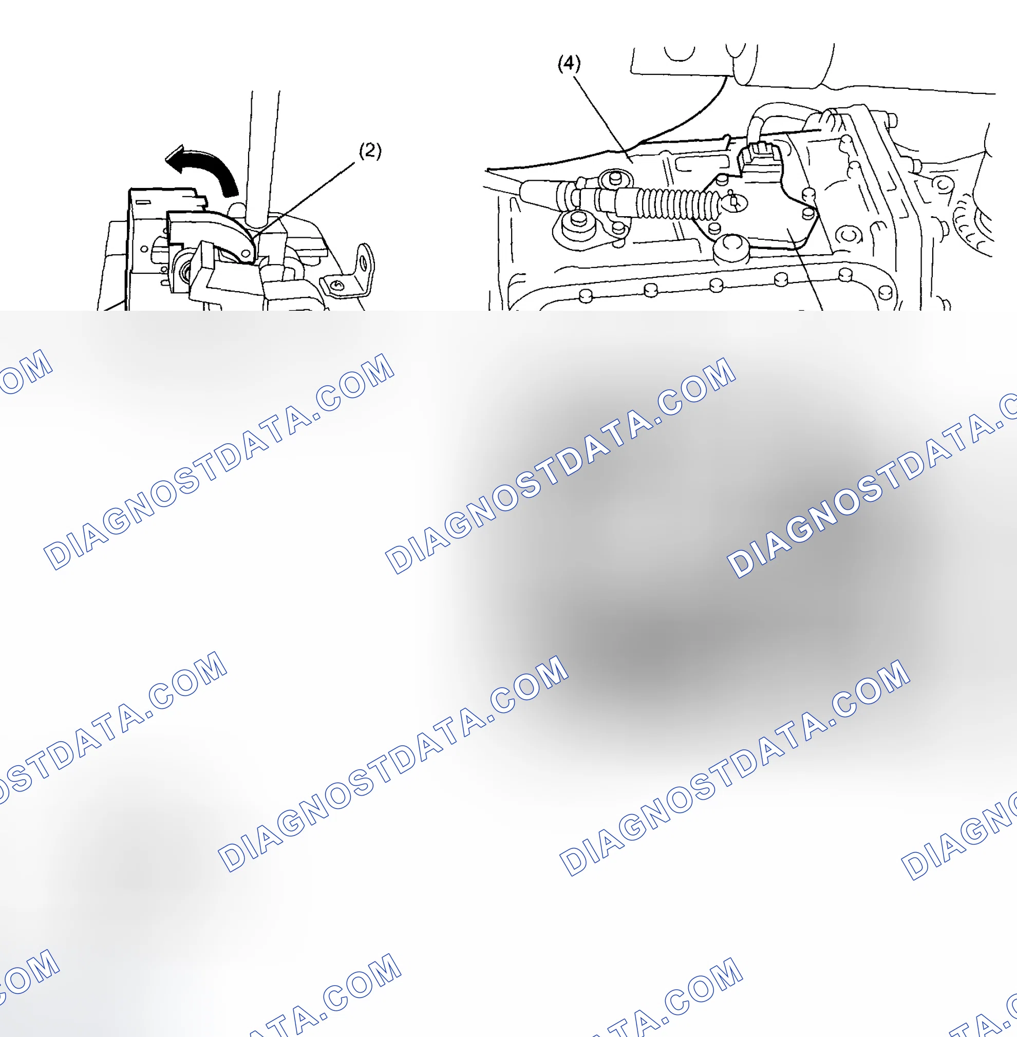 Scheme 53: SHIFT LOCK SYSTEM OPERATION