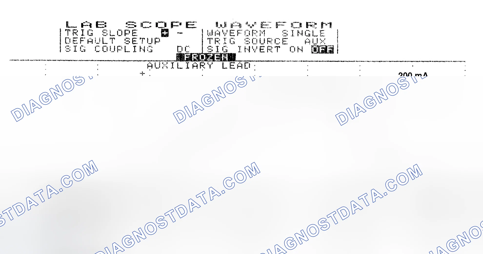 Scheme 13: Single Injector w/Normal Current Flow - Current Pattern