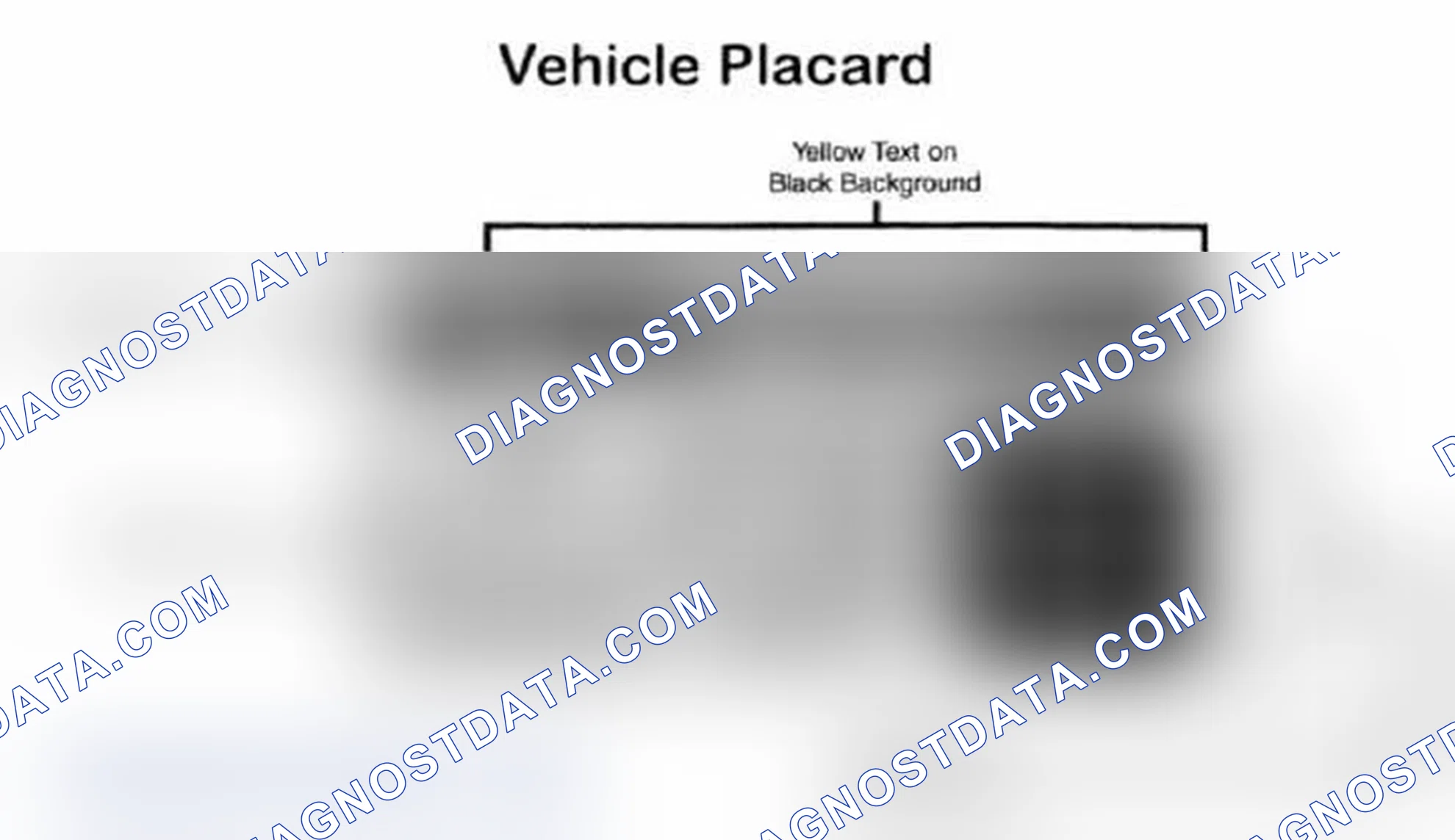 Scheme 28: Vehicle Tire Placard - Typical