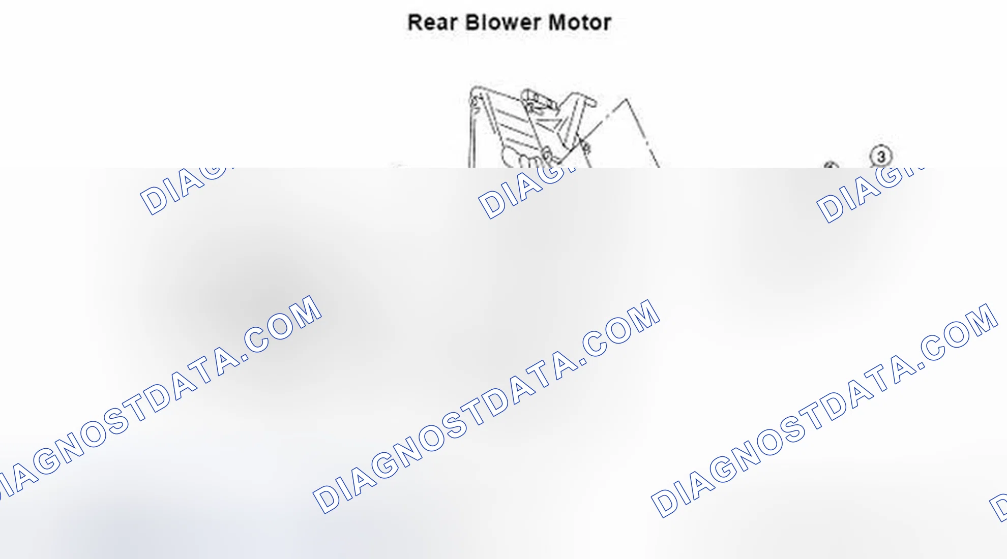 Scheme 77: Identifying Rear Blower Motor Components